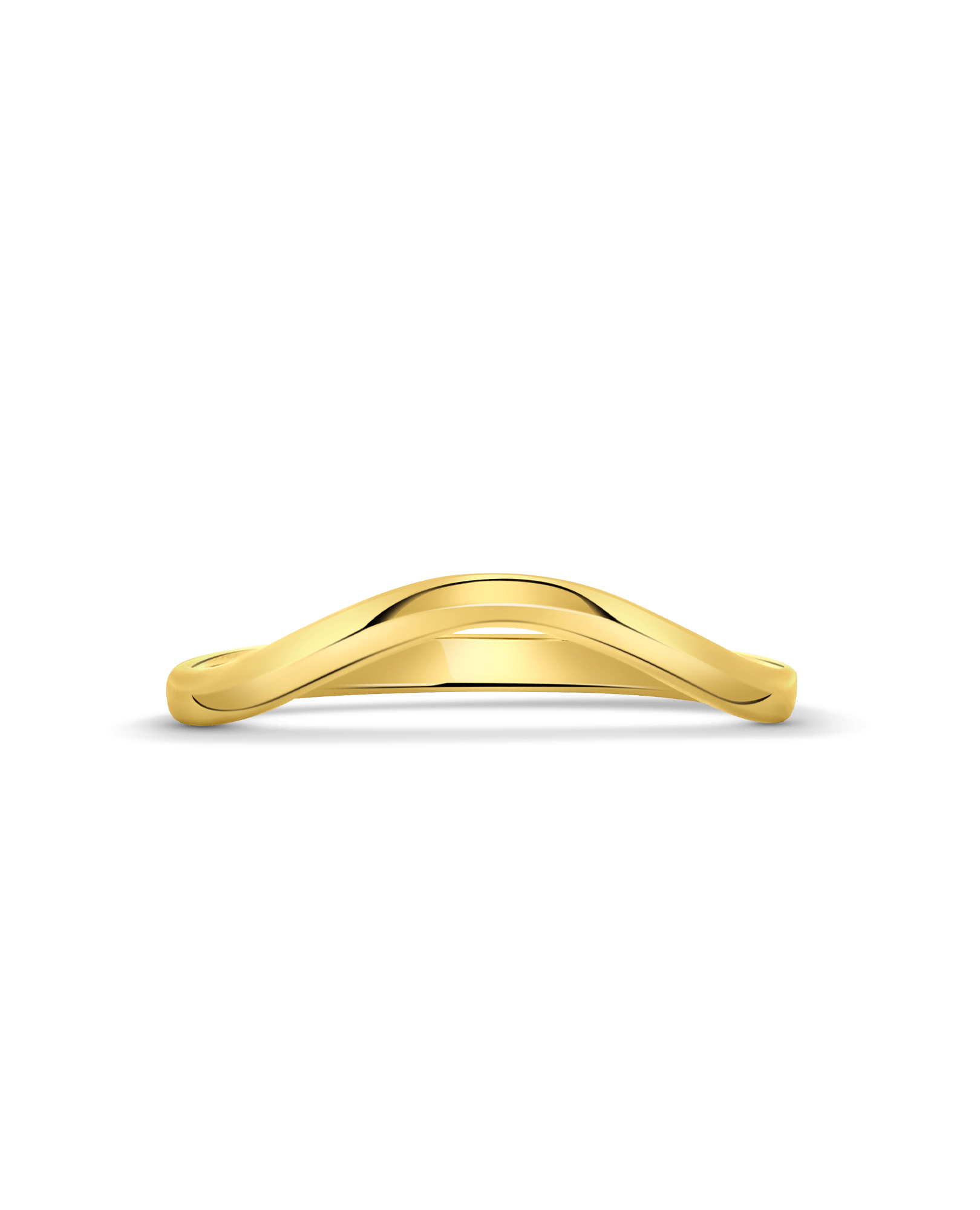 1.9MM Contour Stacking Ring | Yellow gold