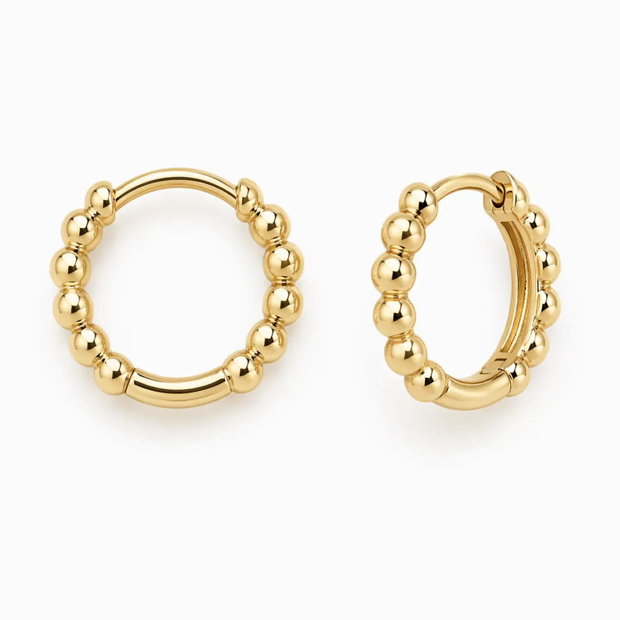 11mm Hoop Earrings | 10kt Yellow Gold