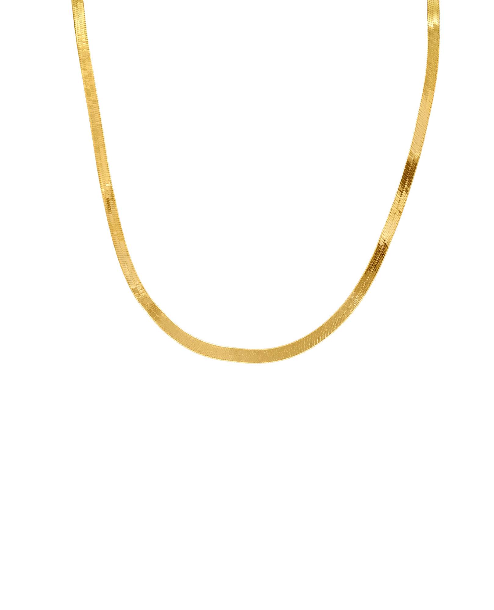 16-18" 3MM Herringbone chain | 10kt Yellow Gold