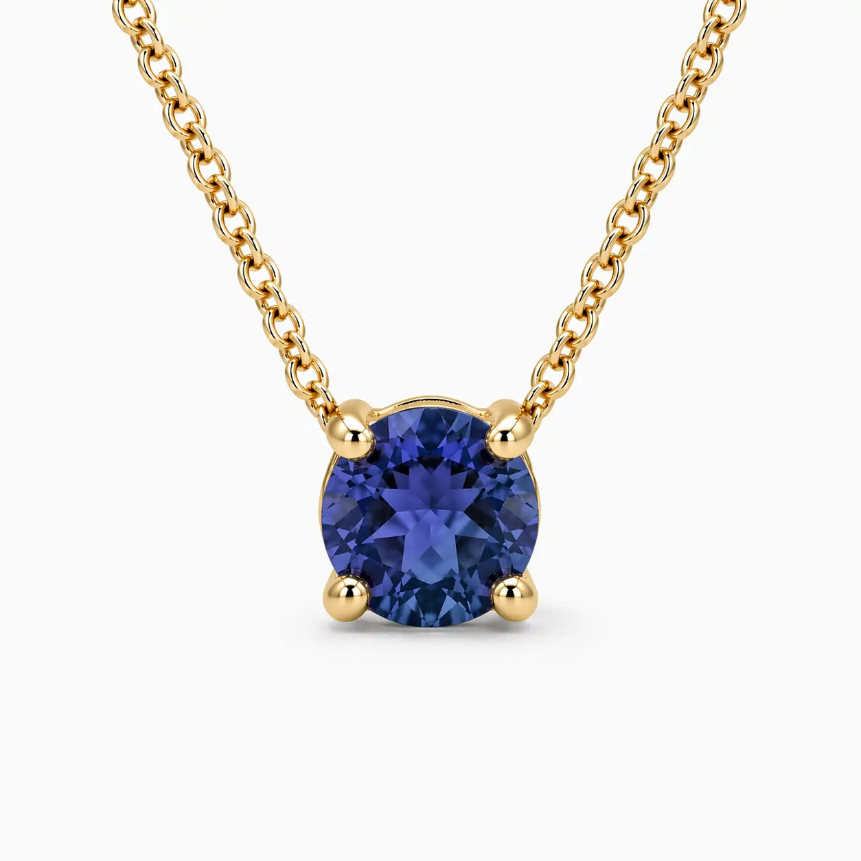 16.5" + 1" Sapphire Necklace | 10kt Yellow Gold