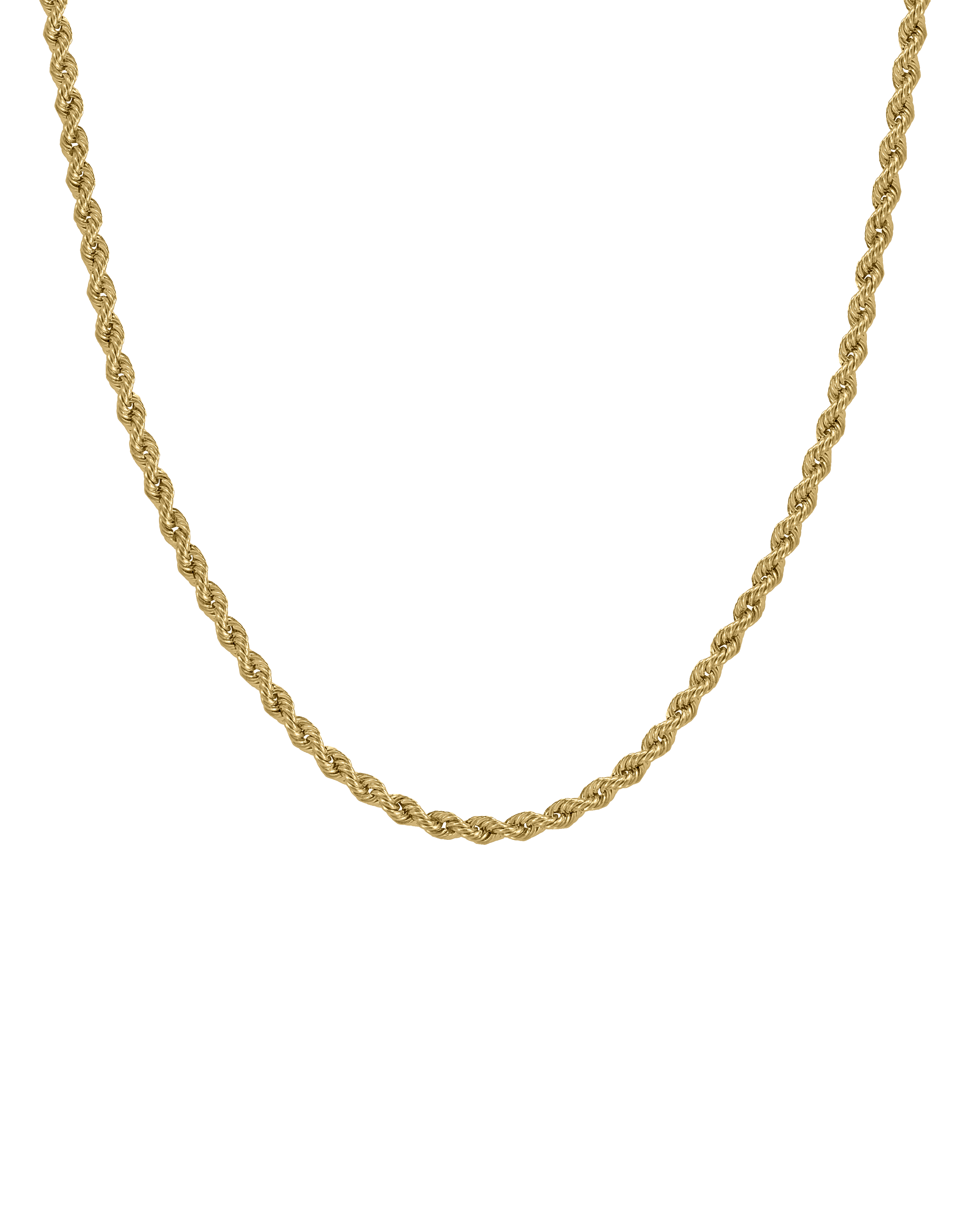 18" 2MM Rope chain | 10kt Yellow Gold