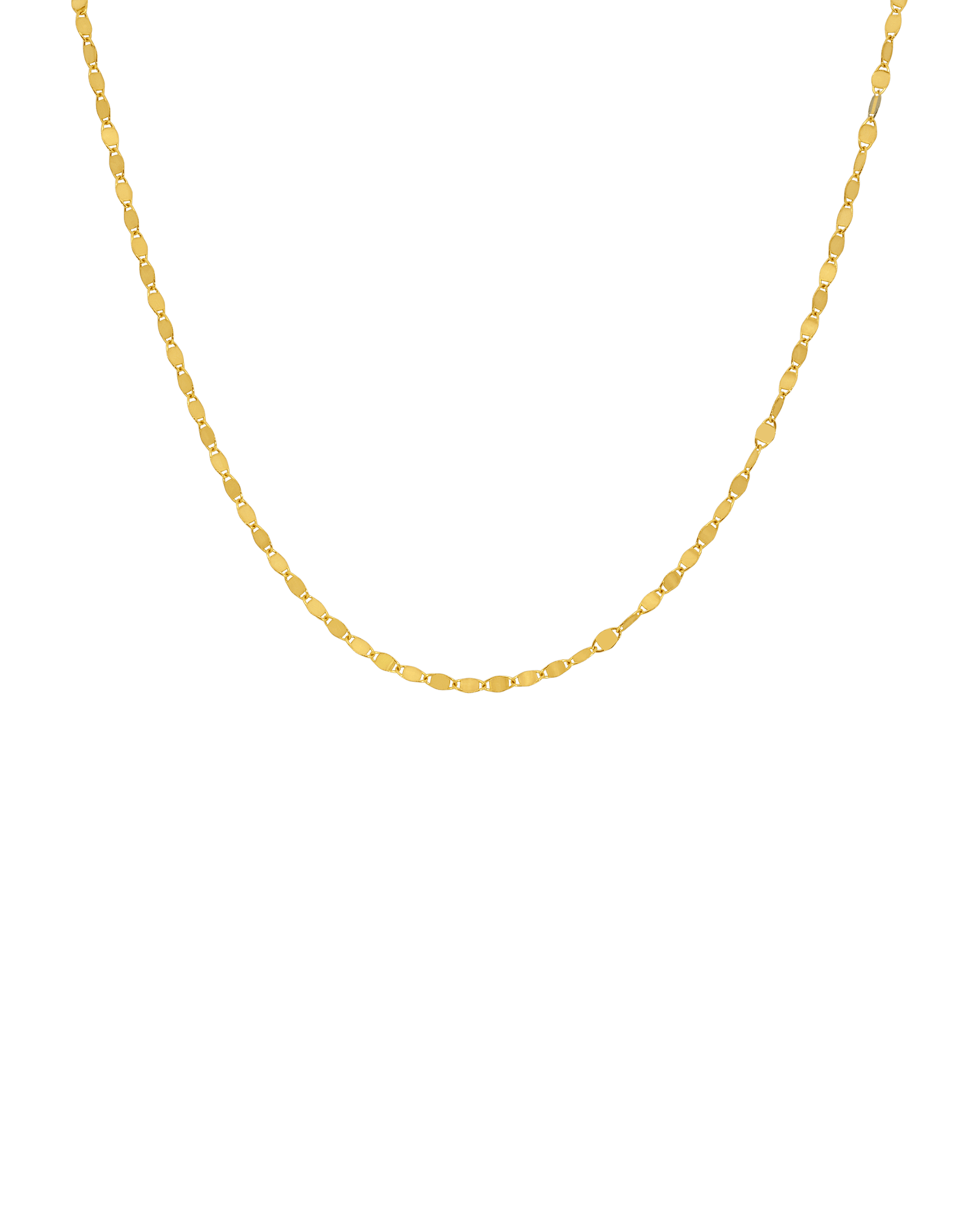 18" Tinsel chain | 10kt Yellow Gold