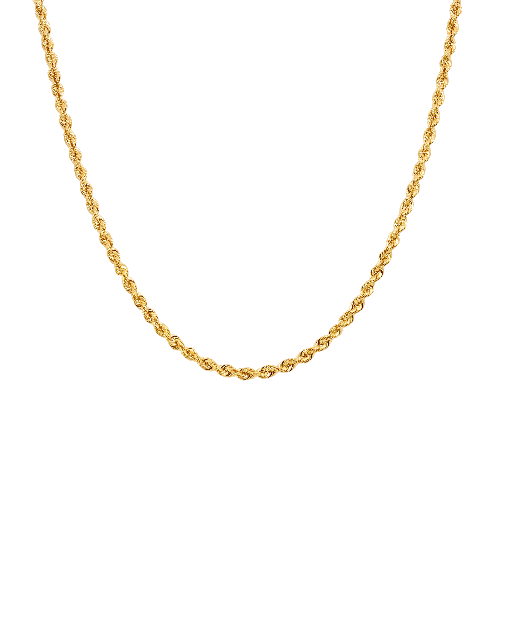 20" 2MM Rope chain | 10kt Yellow Gold