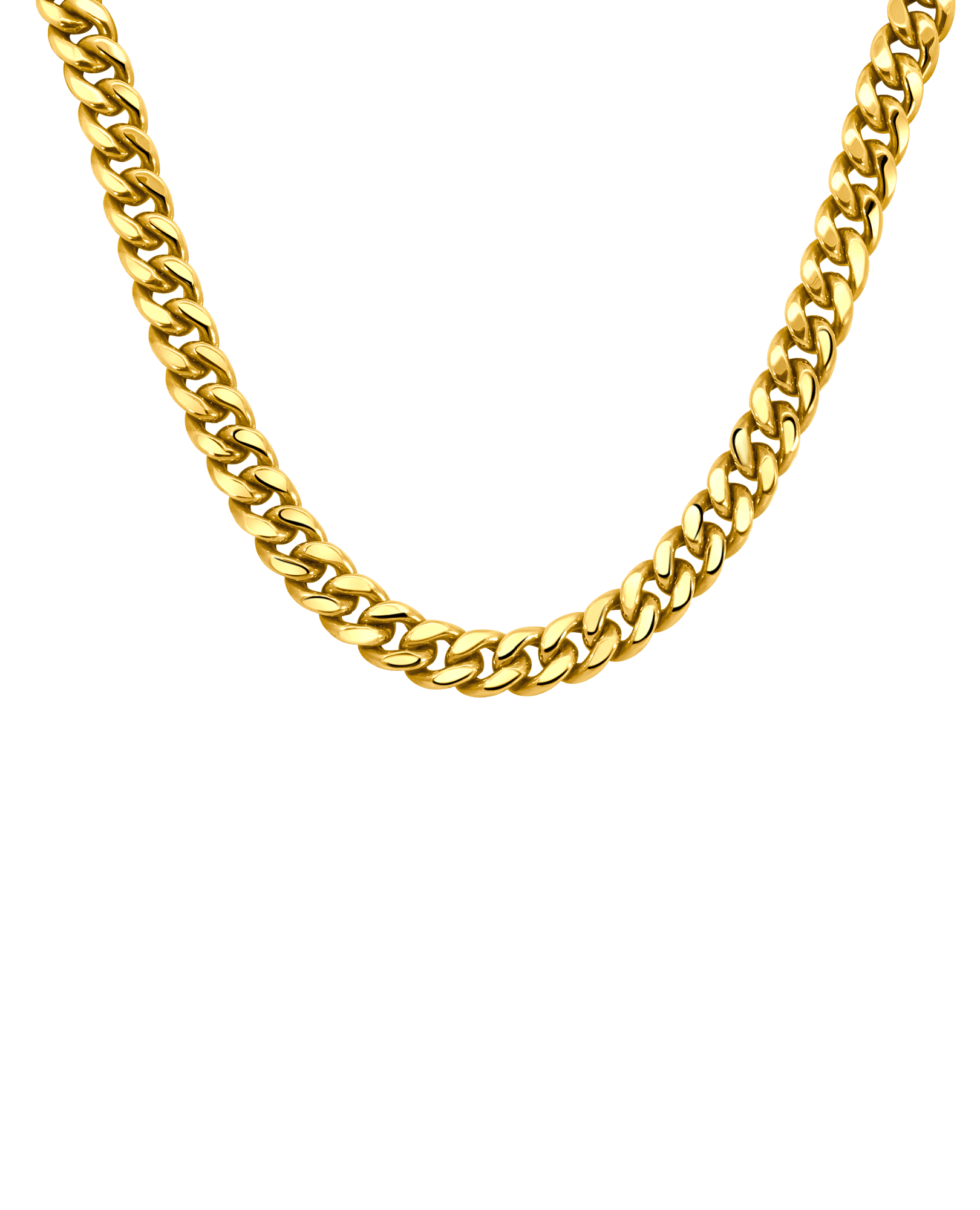 22" Hollow Miami Cuban Chain | 10kt Yellow Gold