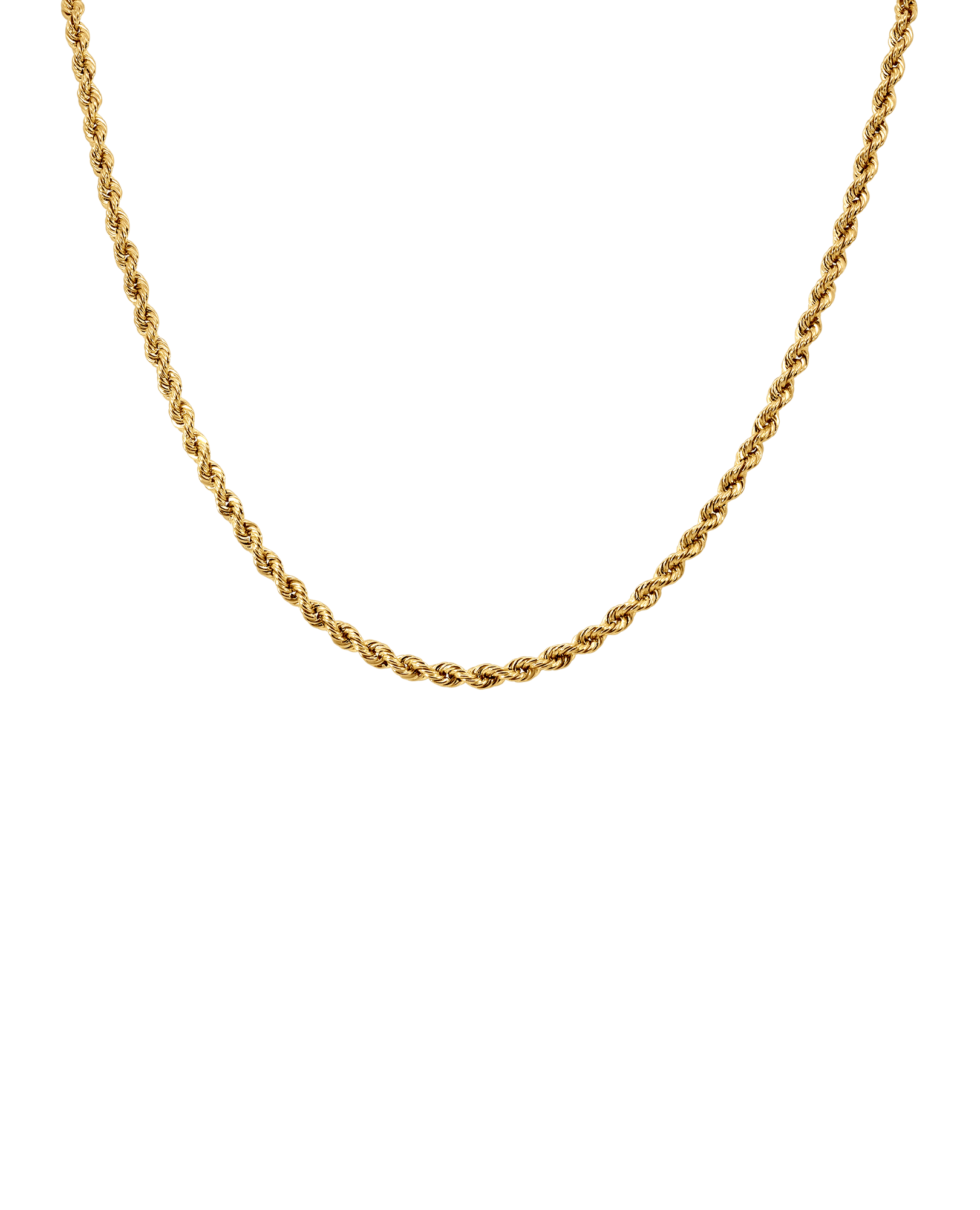 16" 2MM Rope chain | 10kt Yellow Gold