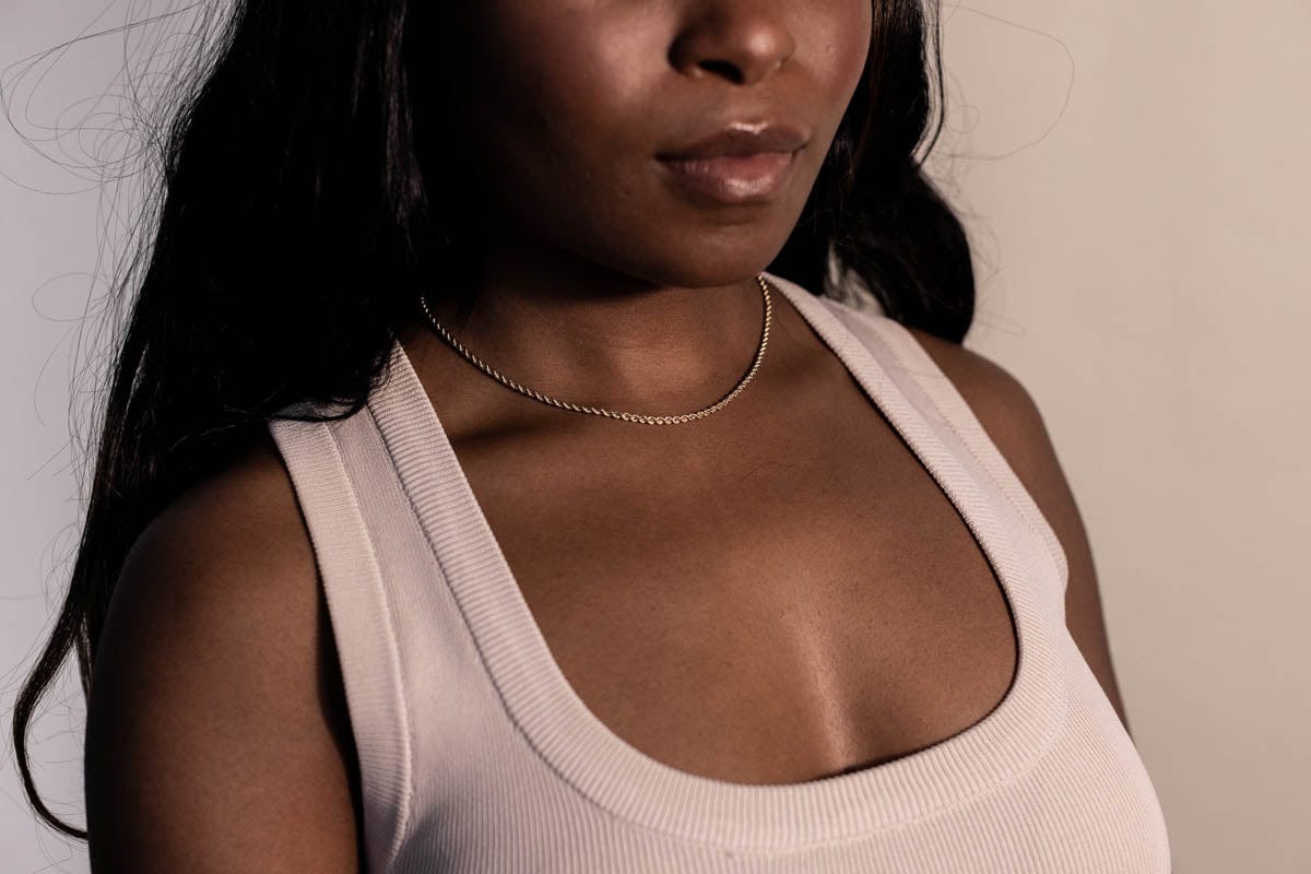 16" 2MM Rope chain | 10kt Yellow Gold