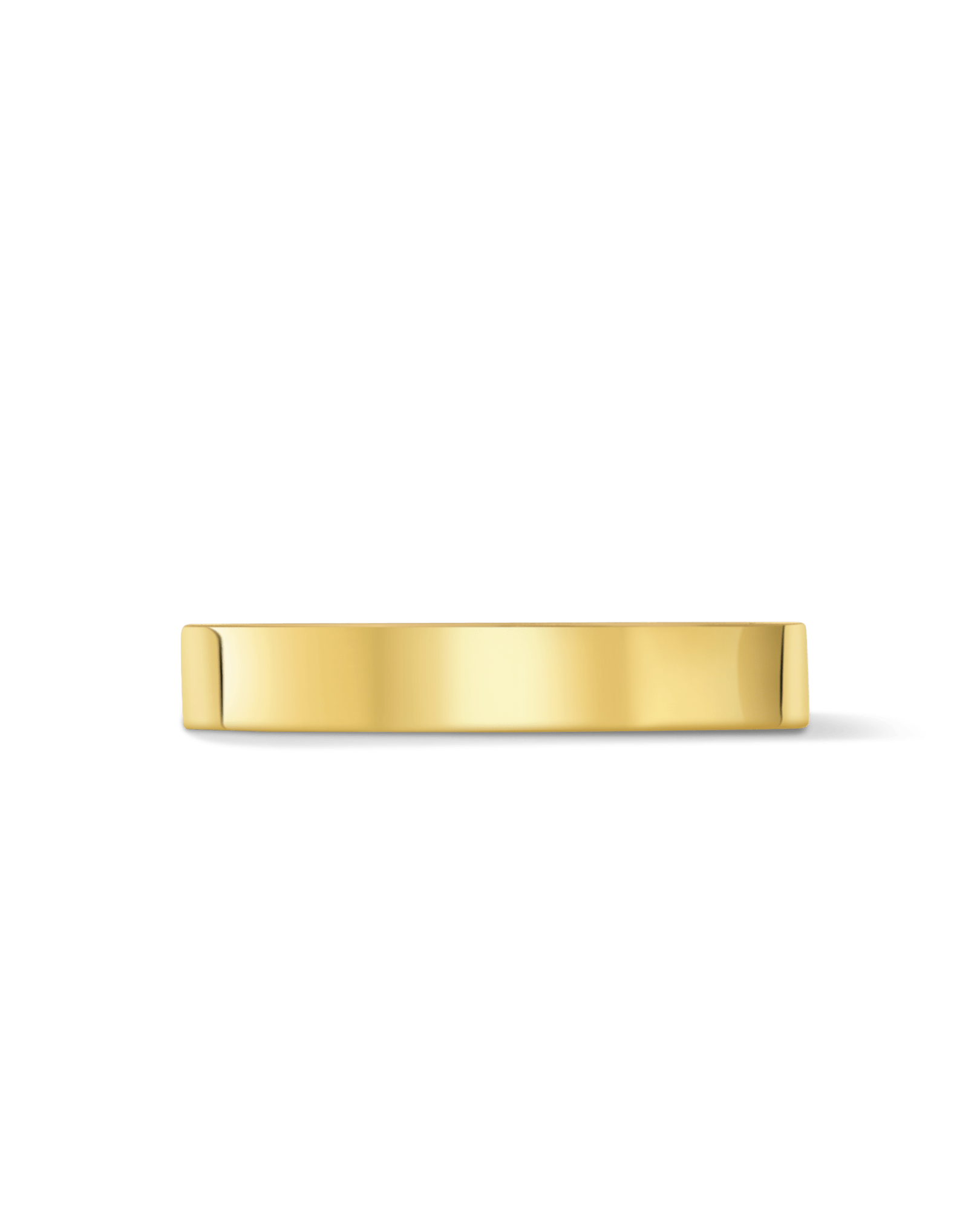 3MM Cigar Band | Yellow Gold