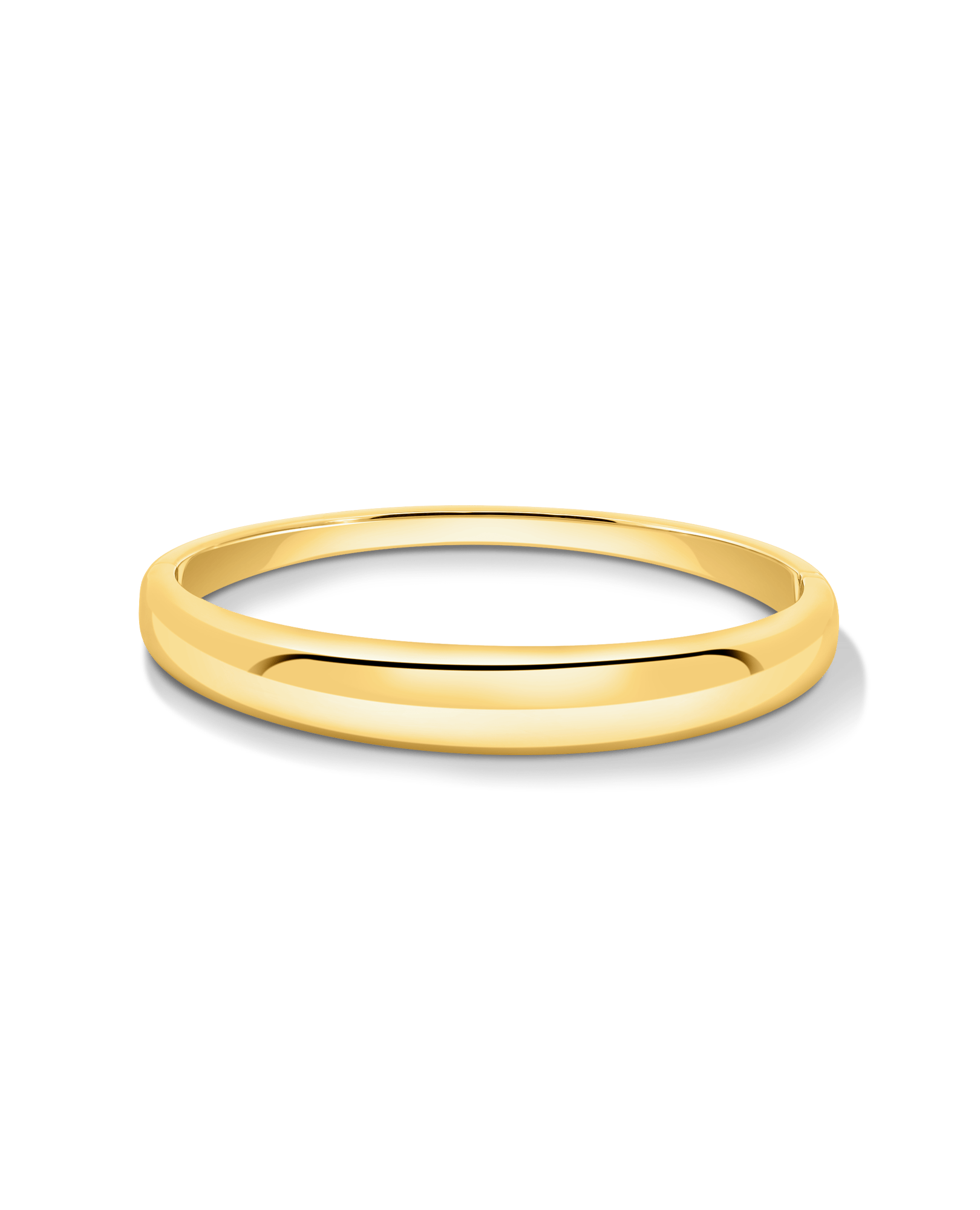4.1-10MM Dome Bangle | Silver Vermeil