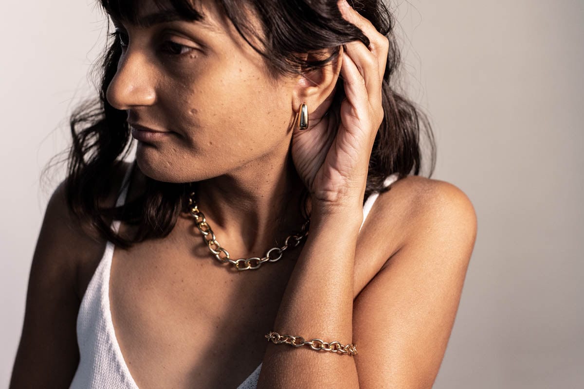 5-7.5MM Petite Teardrop Earrings | Silver Vermeil