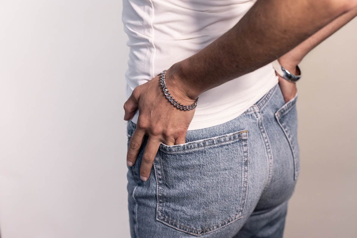 6.5-7.5" 7.5MM Bold Curb bracelet | Silver