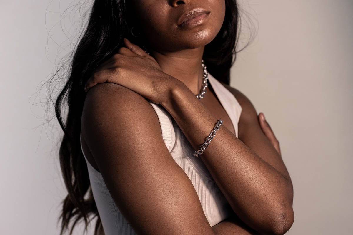 6.5-7.5" 8.5MM Oval Link bracelet | Silver