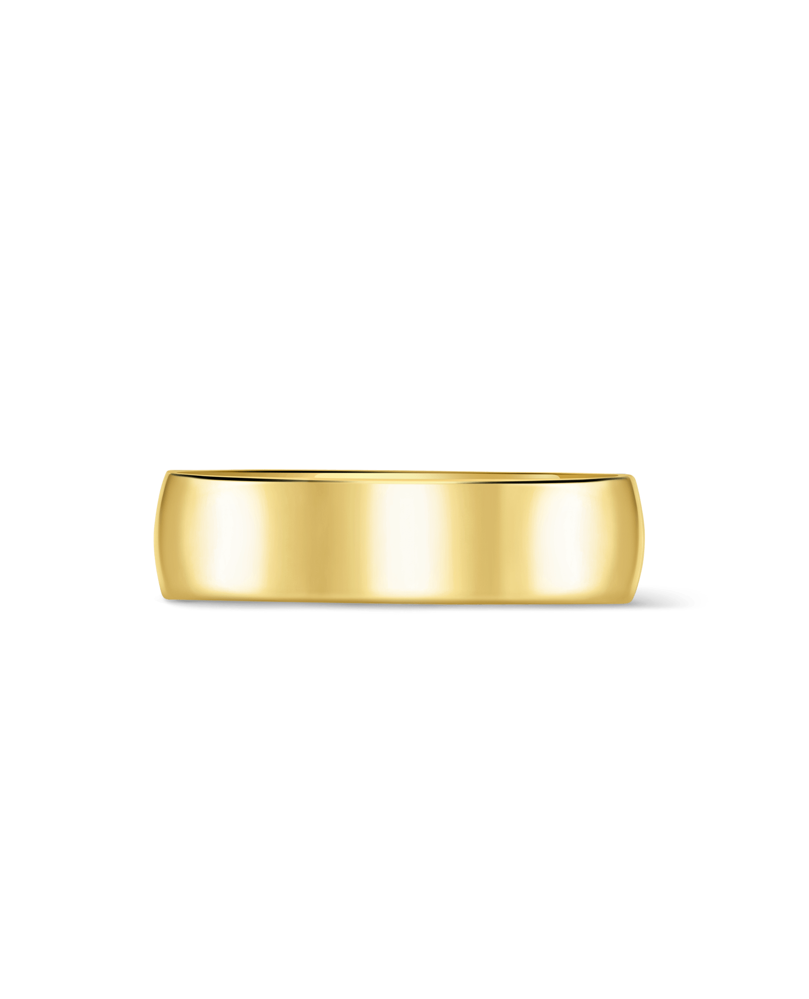 6MM Comfort Fit Wedding band | 14kt Yellow Gold