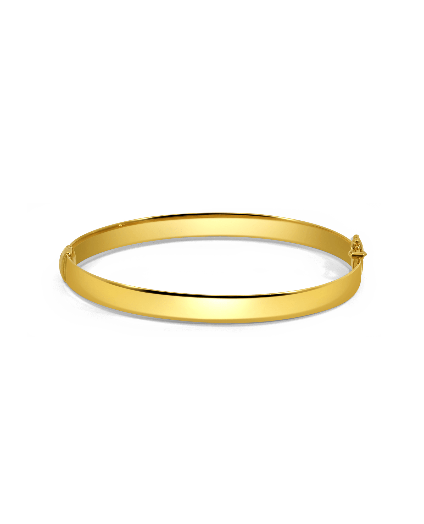 6MM Hollow Bangle | 10kt Yellow Gold