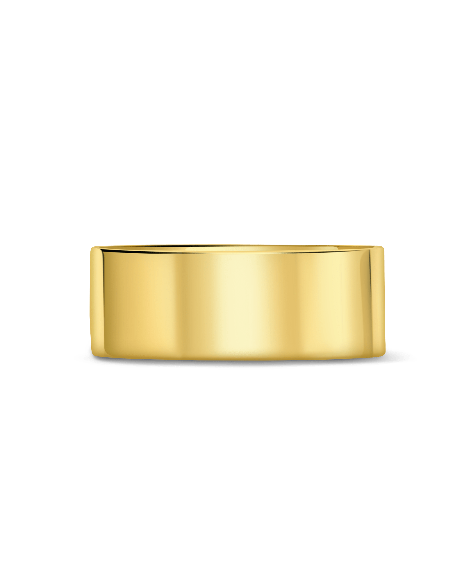 7MM Cigar Band | 10kt Yellow Gold