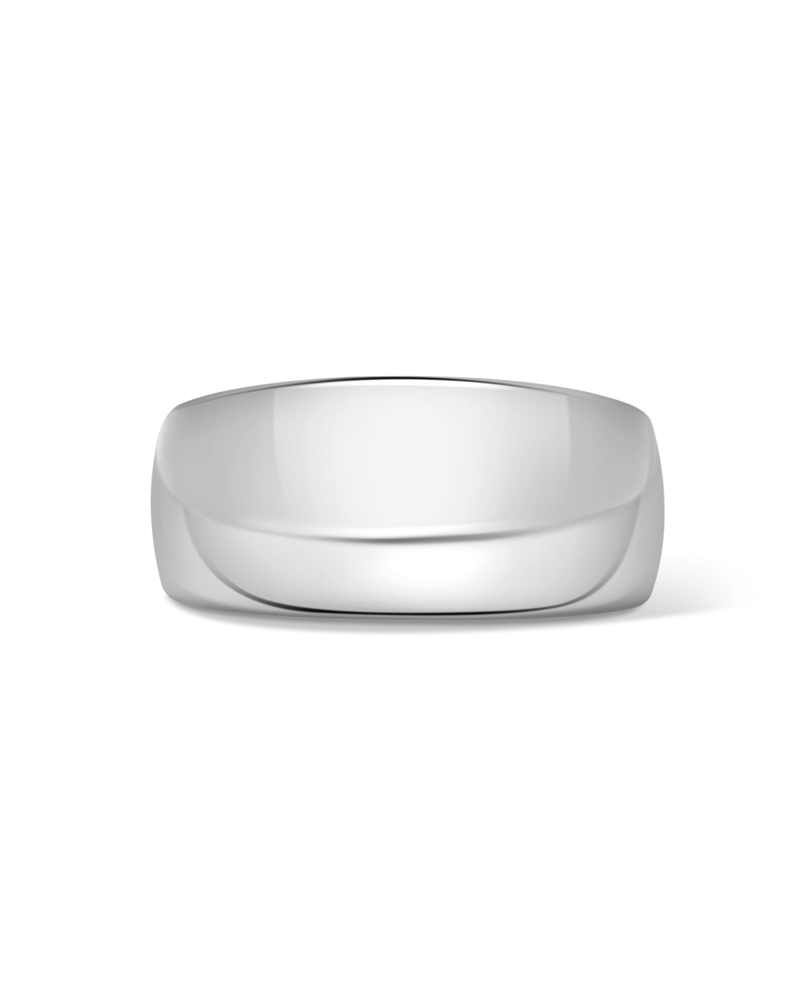 9MM Dome Ring | 10kt White Gold