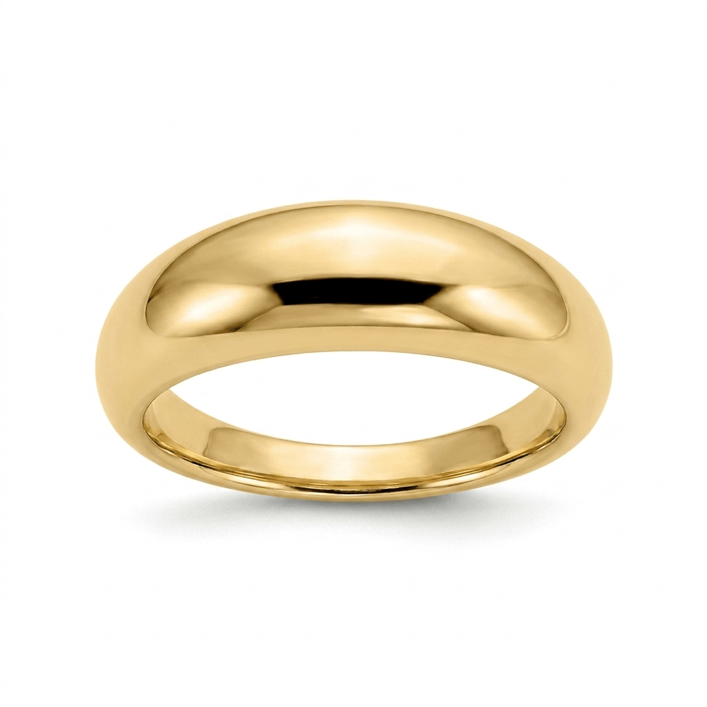 9mm Dome Ring | 10kt Yellow Gold