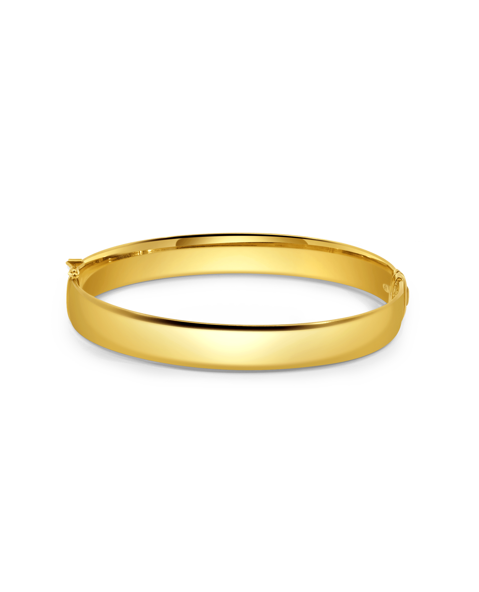 9MM Hollow Bangle | 10kt Yellow Gold