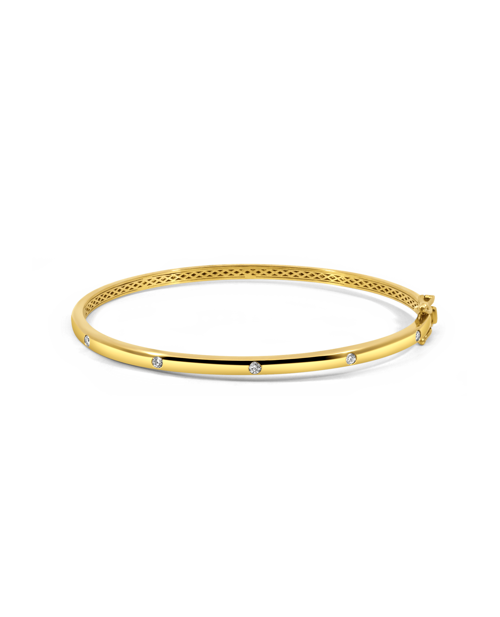 Bangle .20 Carat TW Diamond | 10kt Yellow Gold