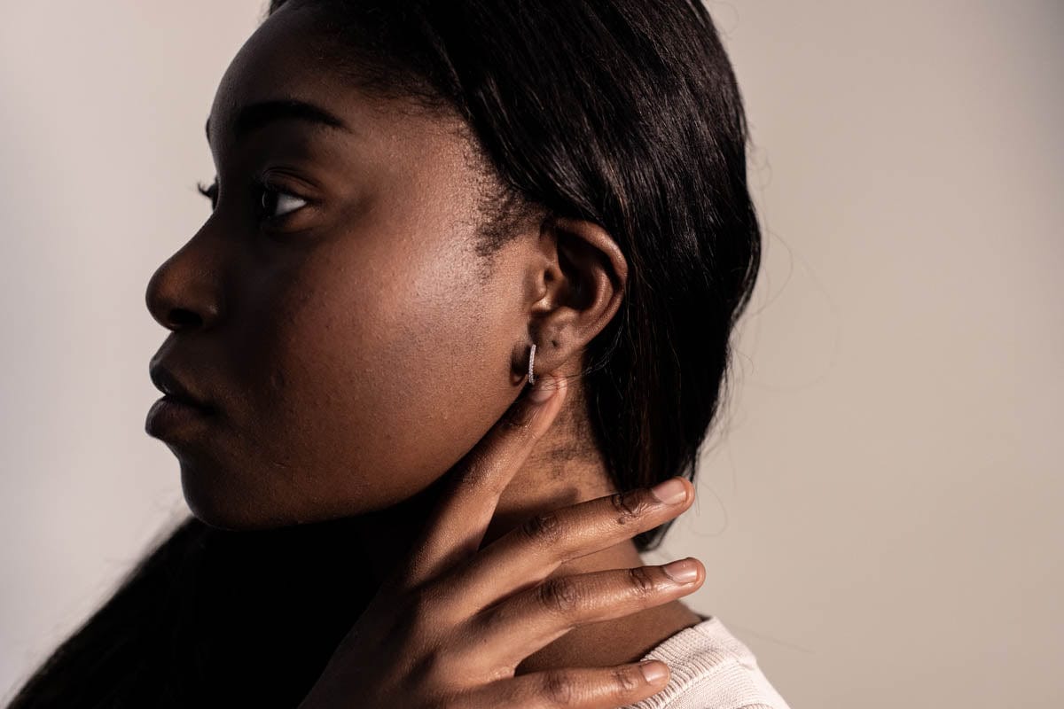 Classic Hoop Earrings .10 Carat TW Diamonds | 10kt Yellow Gold
