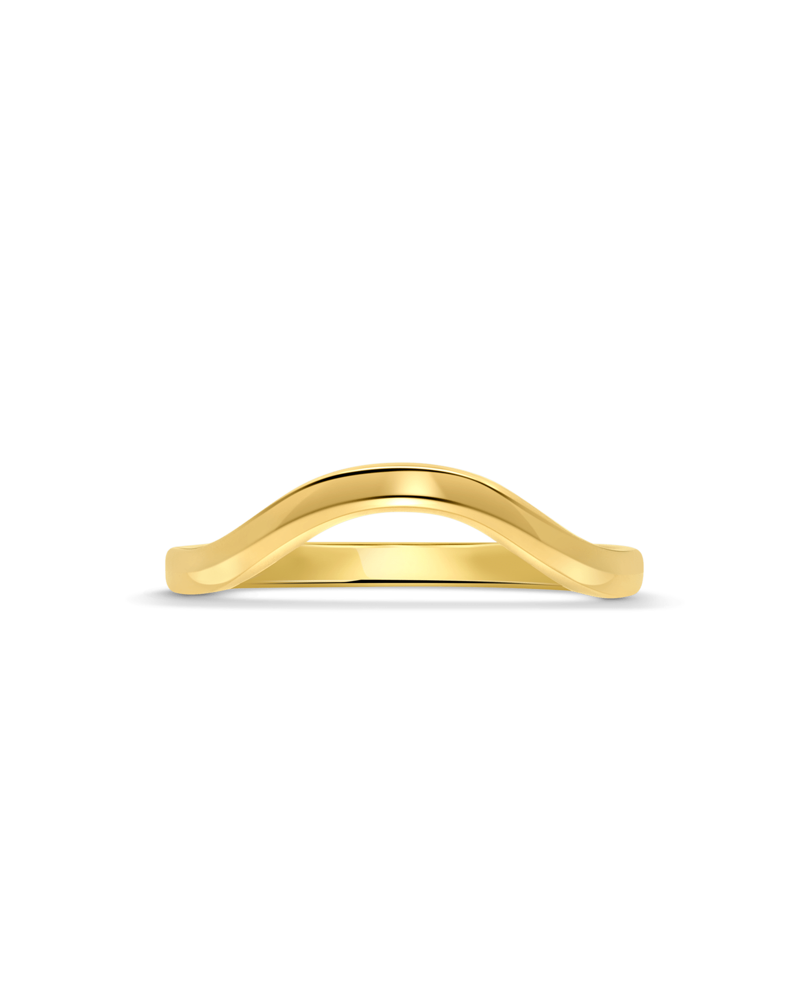 Contour Wedding band | 14kt Yellow Gold