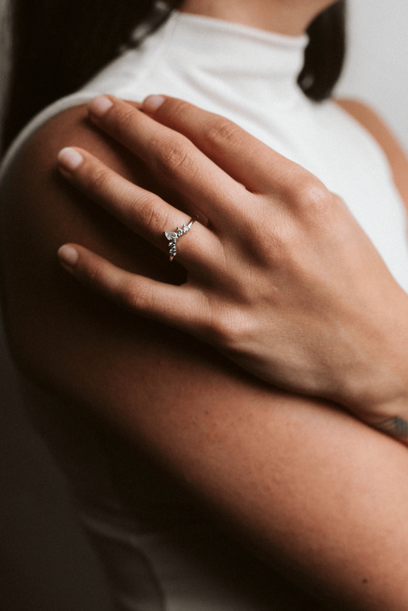 Contour Wedding band .40 Carat TW Diamond | 14kt Yellow Gold