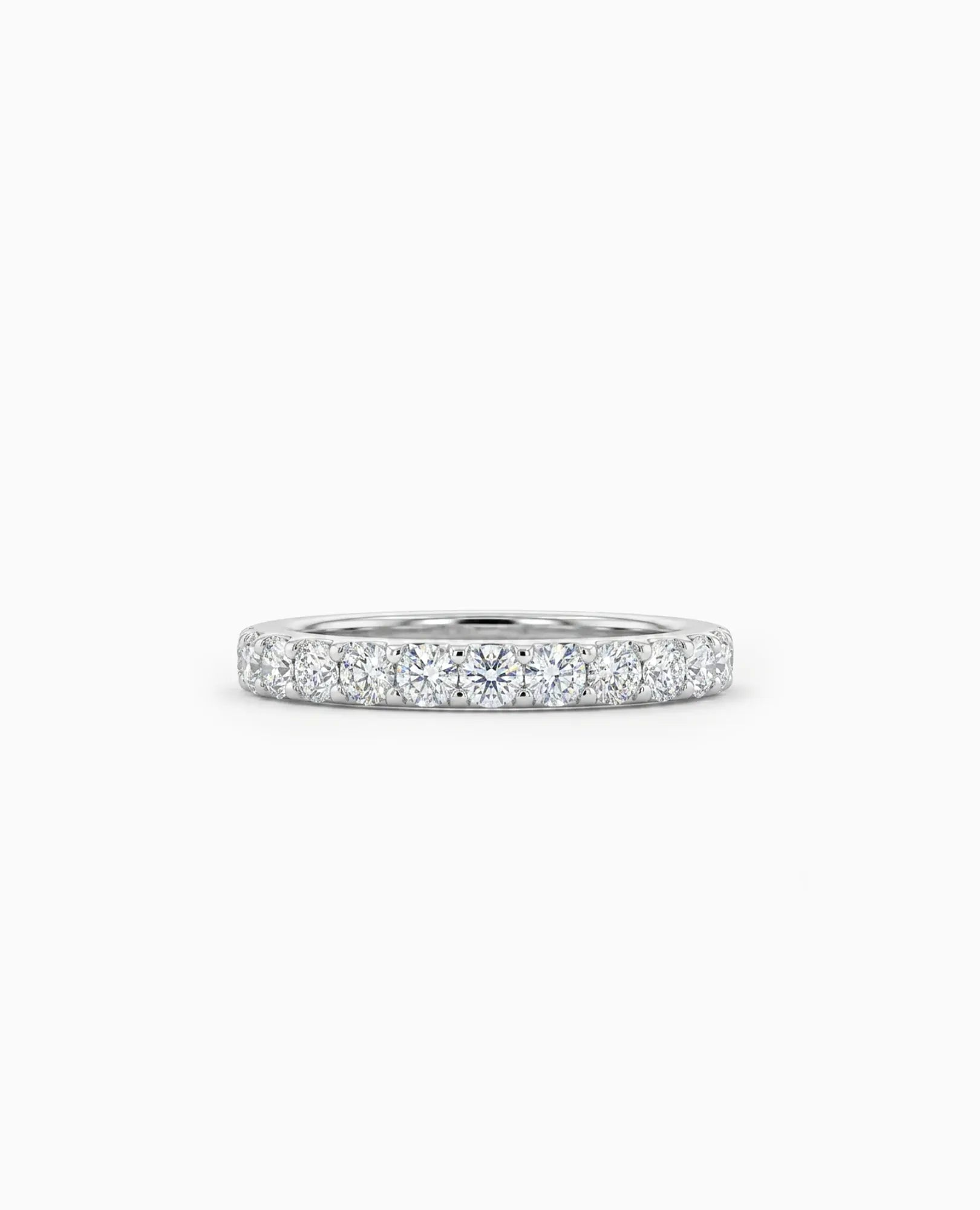 Diamond Band .70 Carat TW Lab-grown RB Diamonds | 14kt White Gold