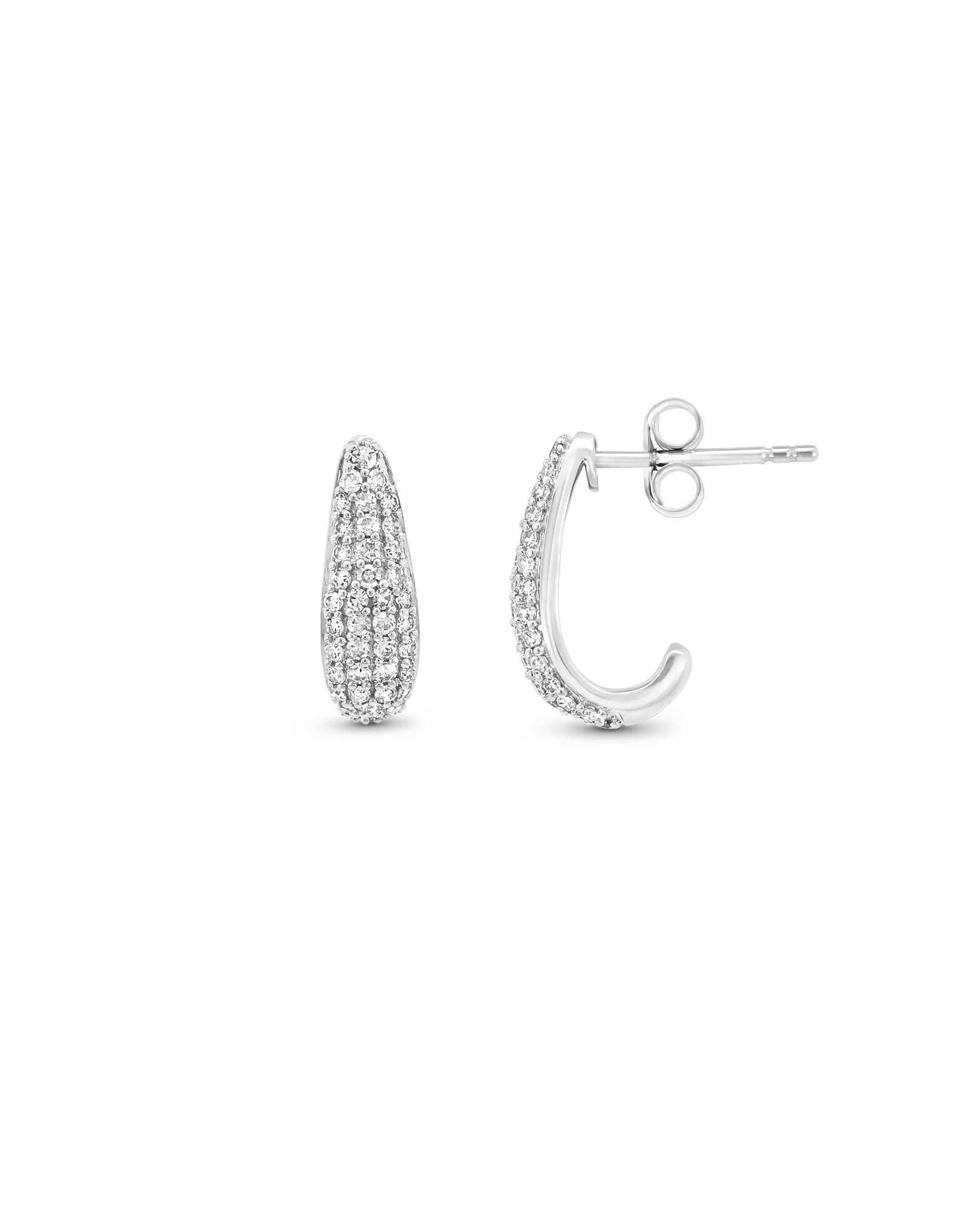 Diamond Earrings .50 Carat TW Diamond | 14kt White Gold