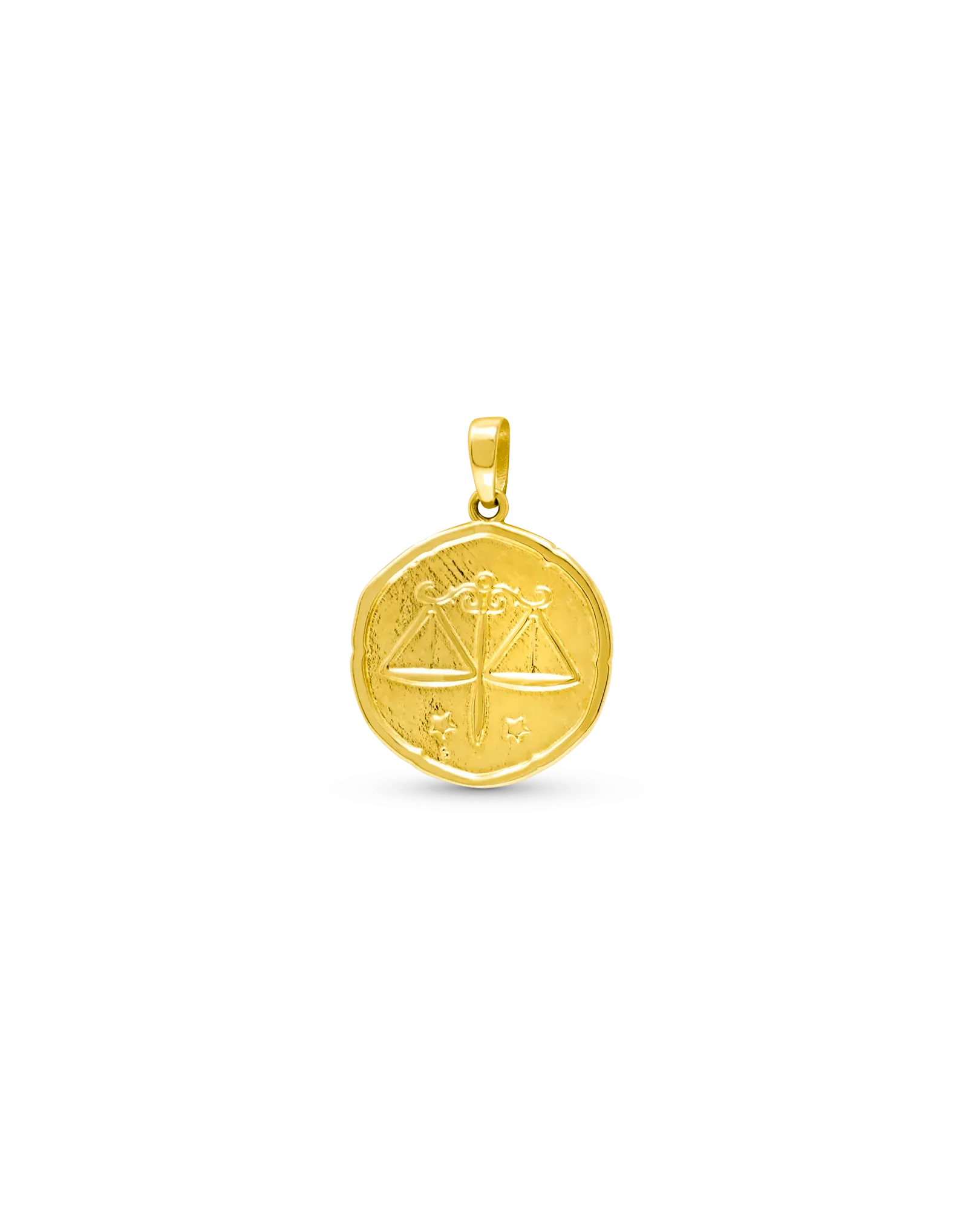 Libra Zodiac Pendant | 10kt Yellow Gold