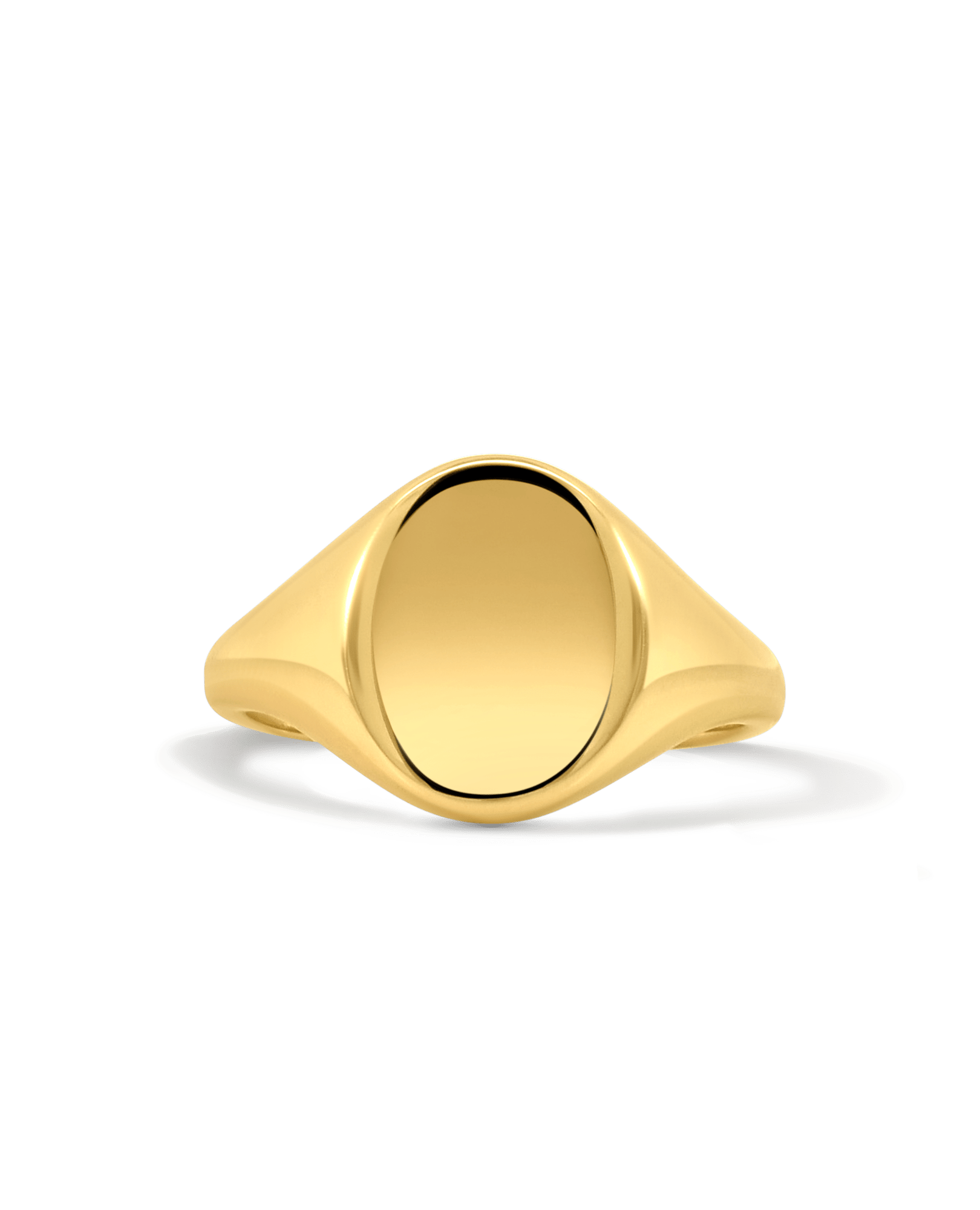 Oval Signet Ring | 10kt Yellow Gold