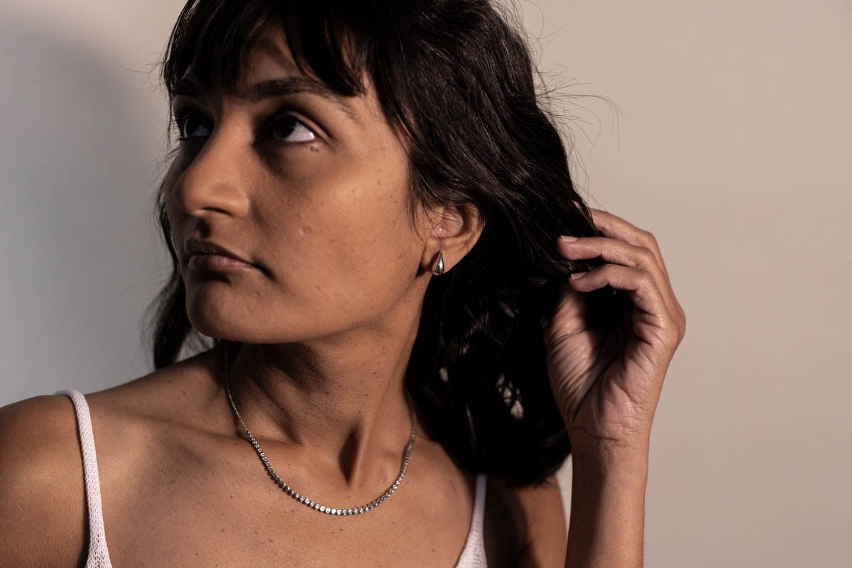 Petite Dewdrop Stud Earrings | 10kt Yellow Gold