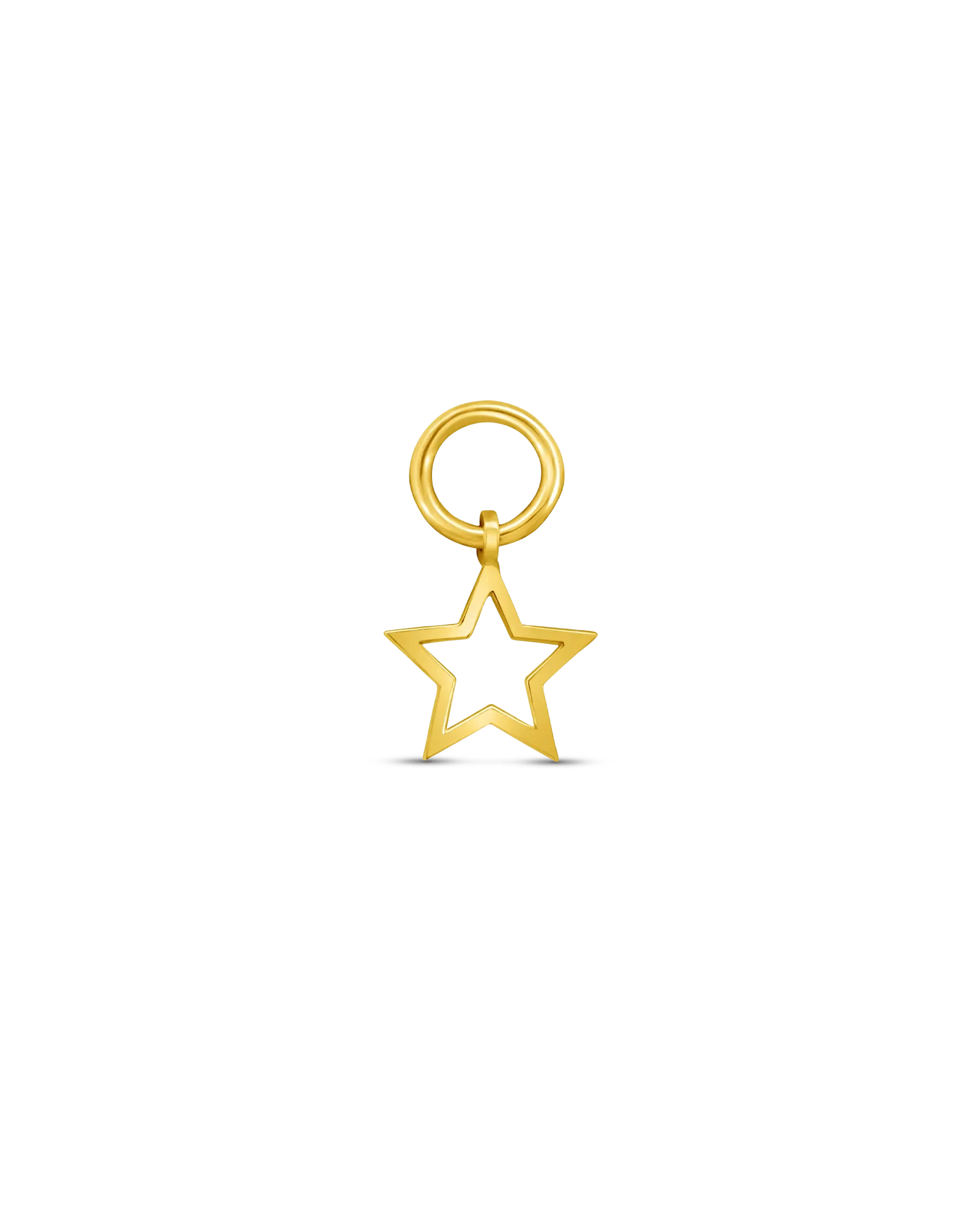 Star Earring Charm | 10kt Yellow Gold
