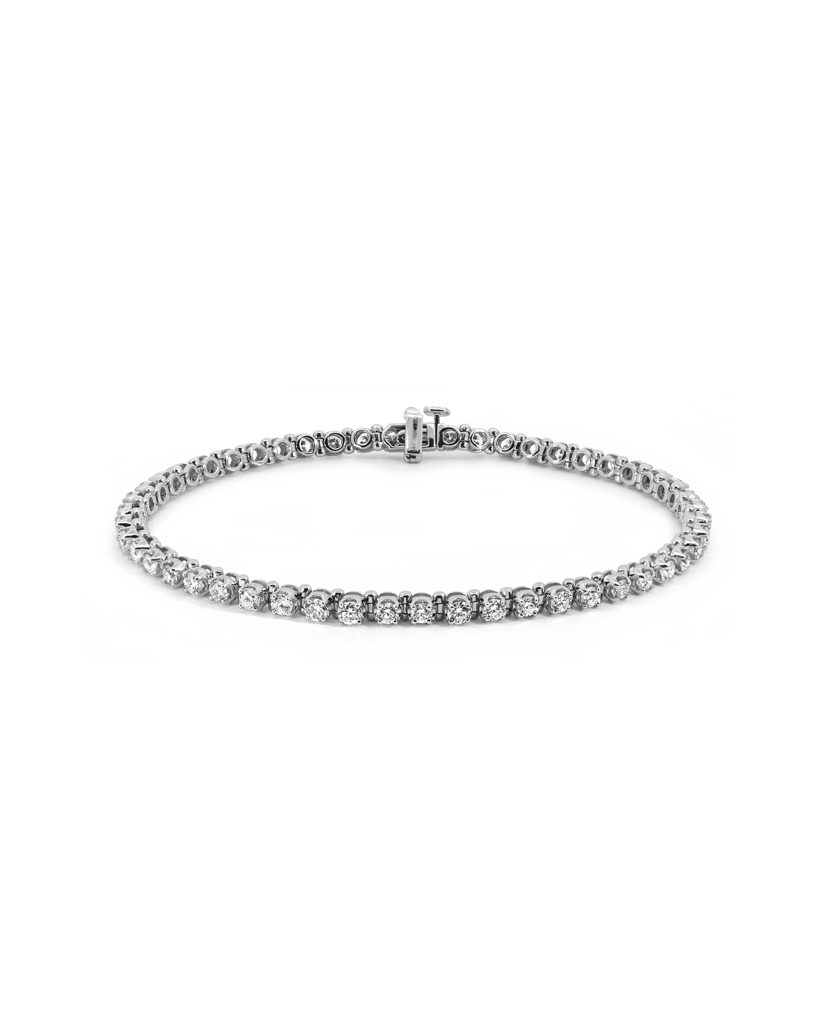 Tennis Bracelet 3.00 Carat TW Lab-Grown Diamond | 14kt White Gold