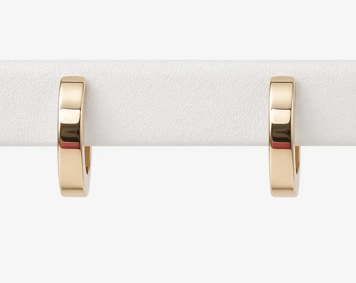 Thick Bar Earrings | 14kt Yellow Gold