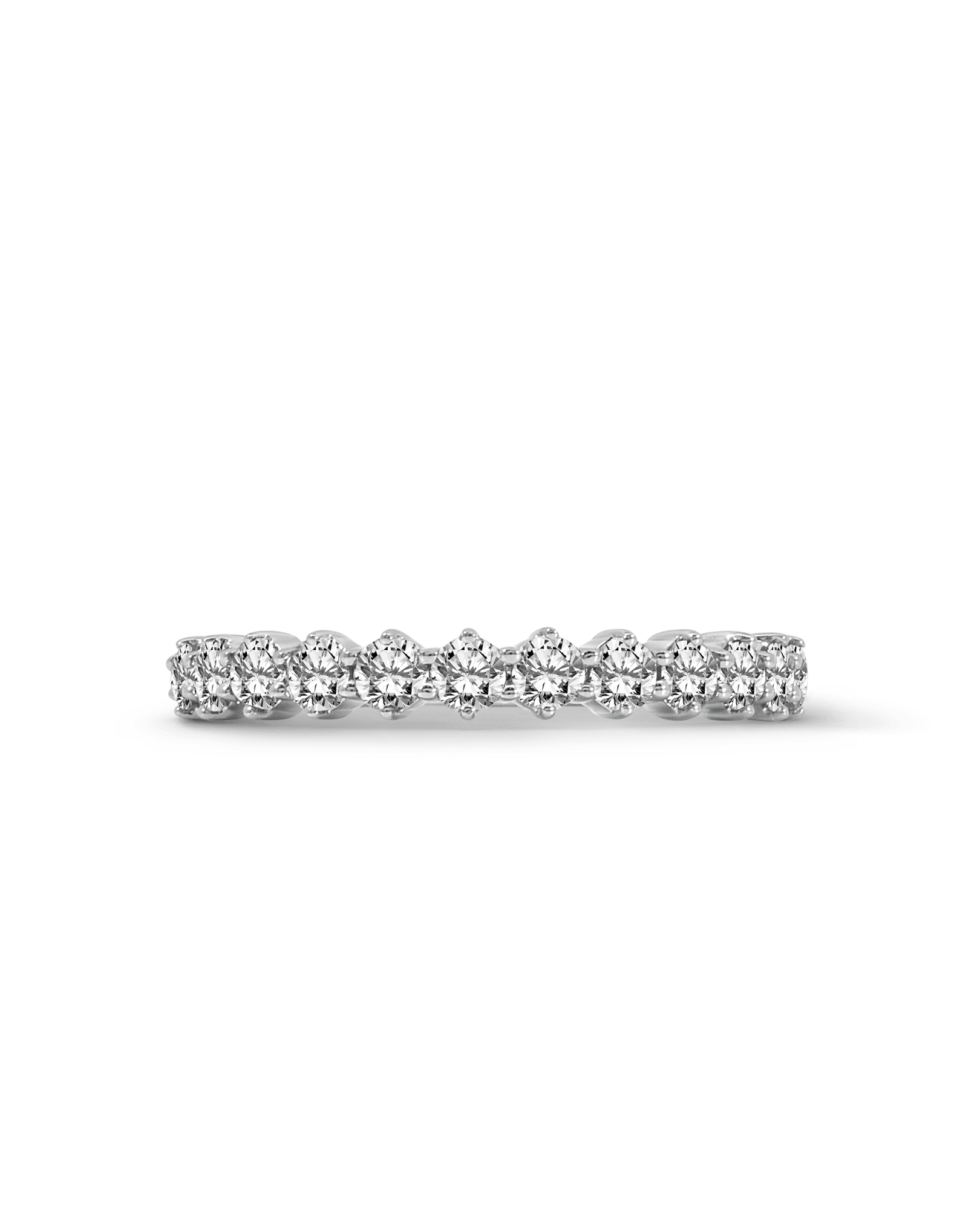 Wedding band .75 Carat TW Diamond | 14kt White Gold