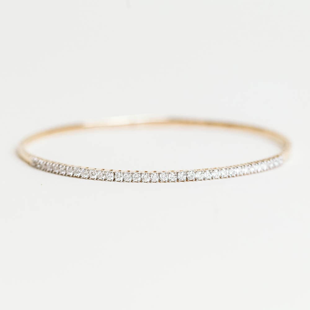 1.0CTW Lab Grown Diamond Bracelet - 14KT Yellow Gold