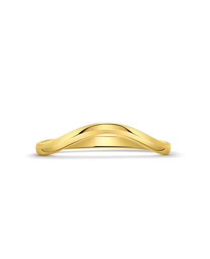 1.9MM Contour Stacking Ring | Yellow gold