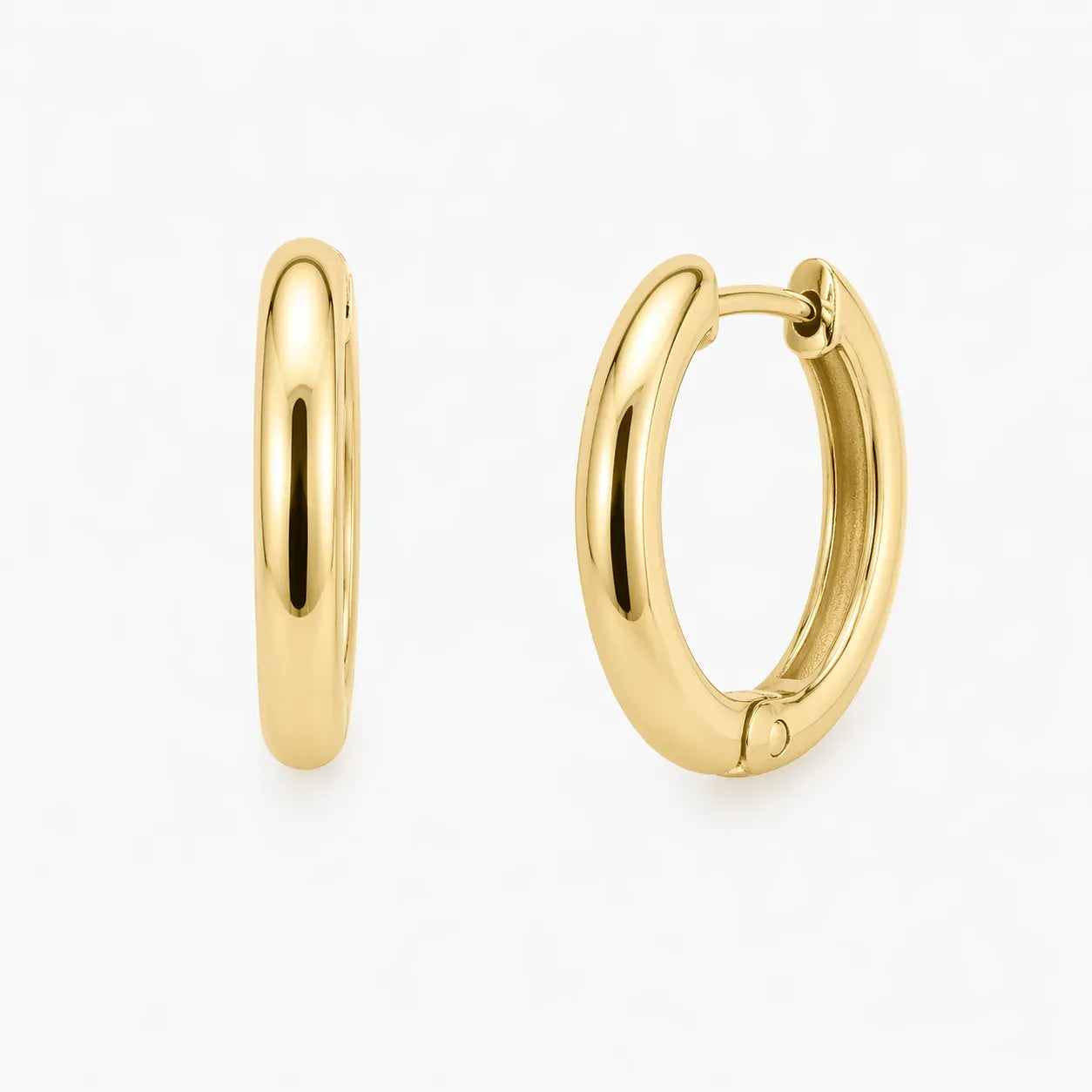 12mm Hoop Earrings | 10kt Yellow Gold