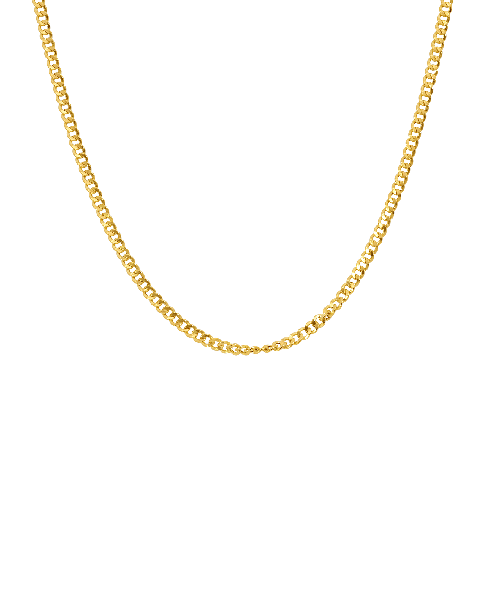 16-18" 3MM Curb chain | 10kt Yellow Gold