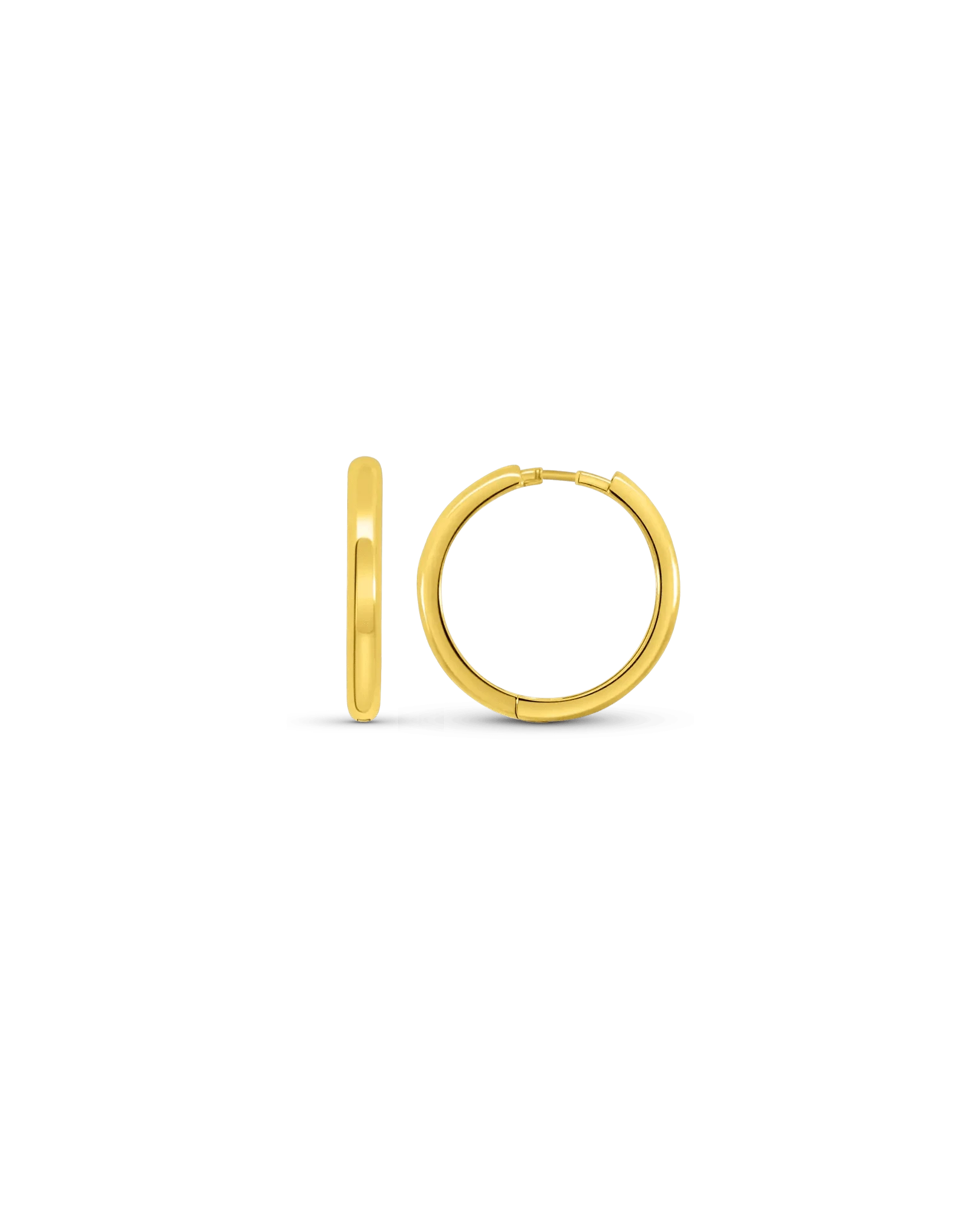 16mm Hoop Earrings | 10kt Yellow Gold