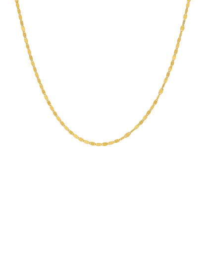 18" Tinsel chain | 10kt Yellow Gold