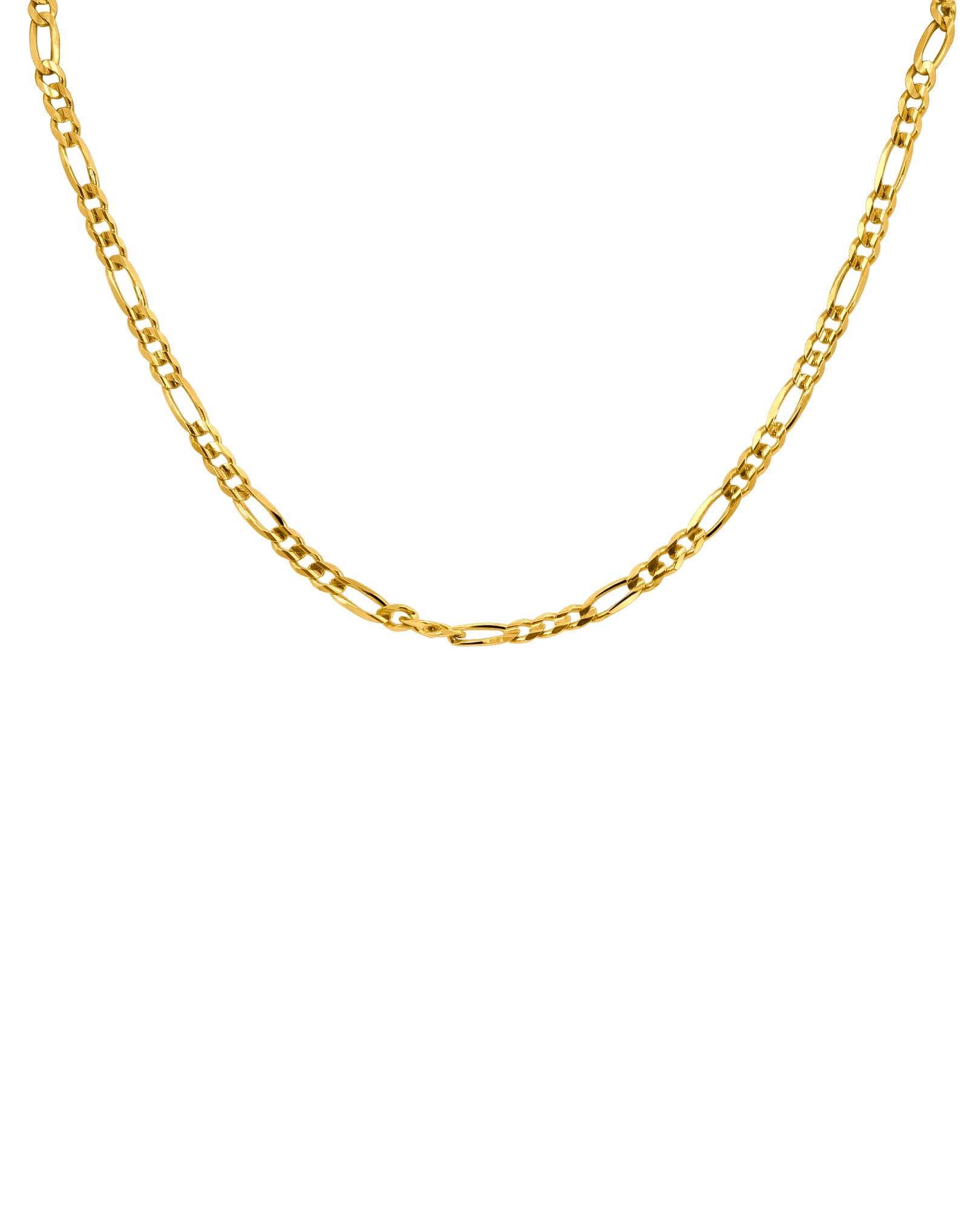 22" Figaro Chain | 10kt Yellow Gold