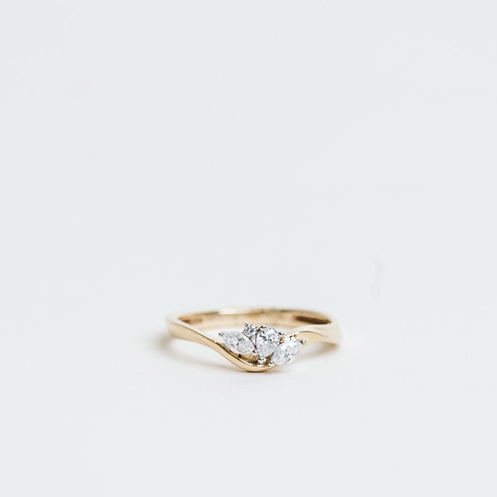 .25 Carat TW Pear, Marquise And Round Diamond Ring | 10KT Yellow Gold