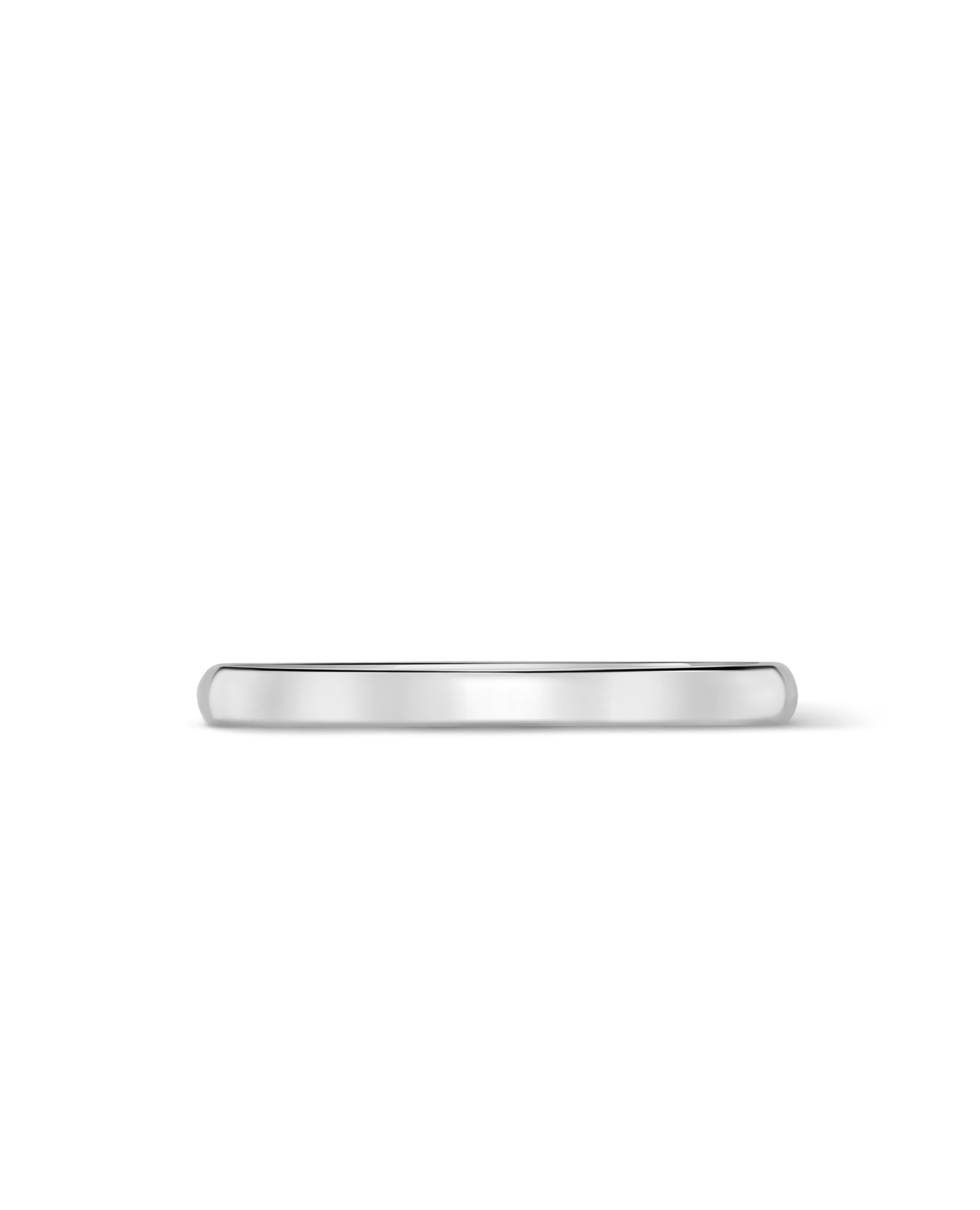 2MM Comfort Fit Wedding band | 14kt White Gold