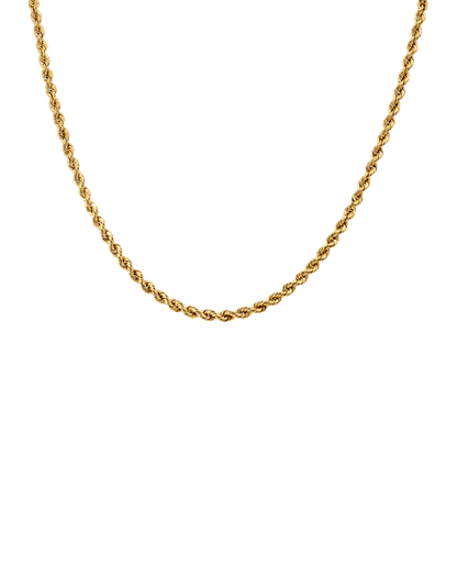16" 2MM Rope chain | 10kt Yellow Gold