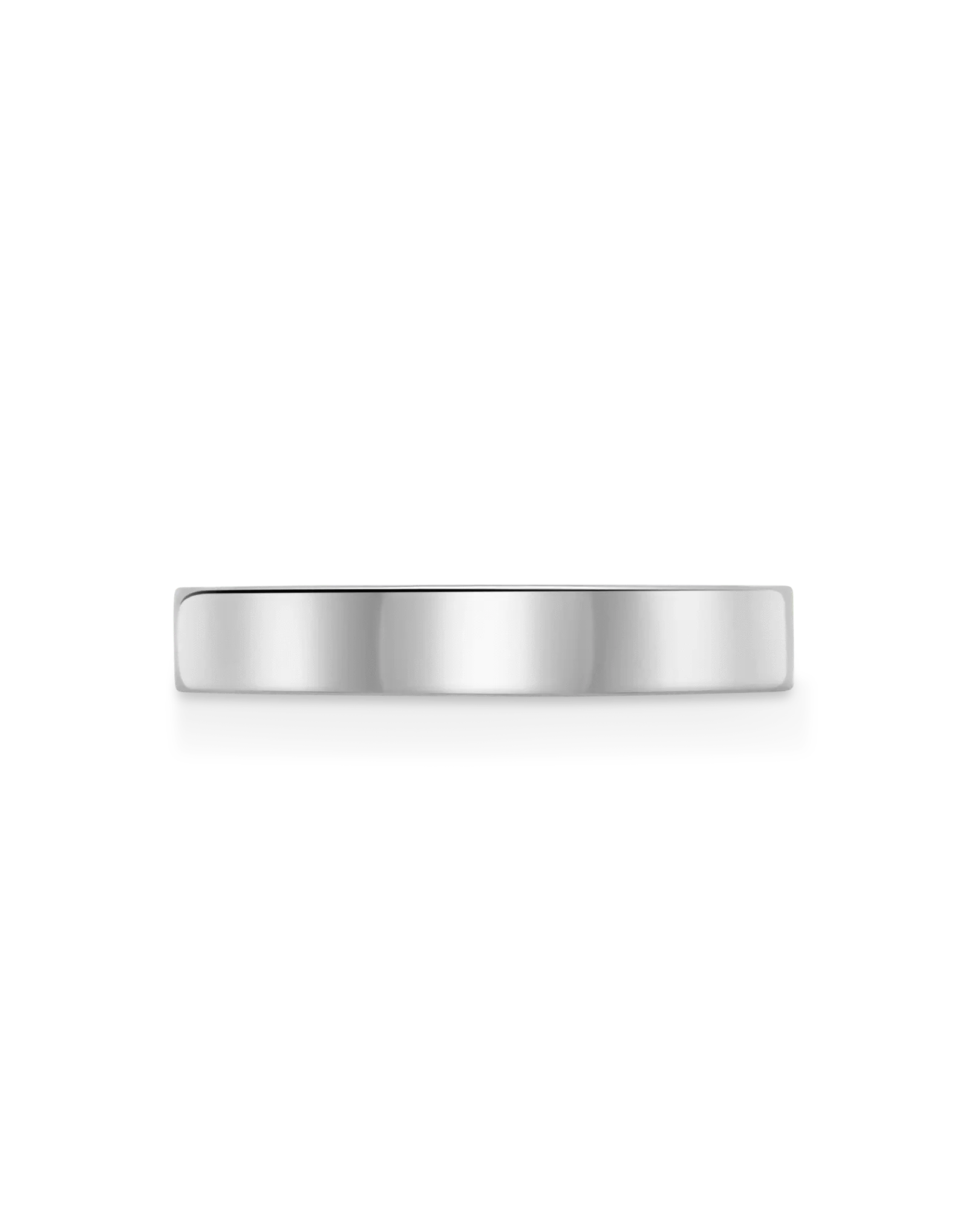 3MM Pipe Cigar Band | 18kt White Gold