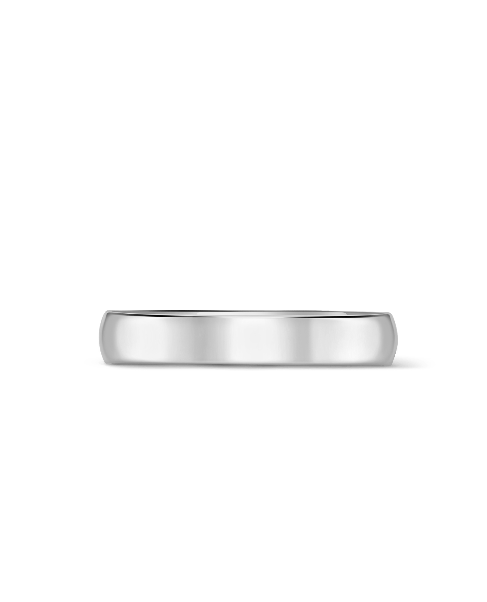 4MM Comfort Fit Wedding band | 14kt White Gold