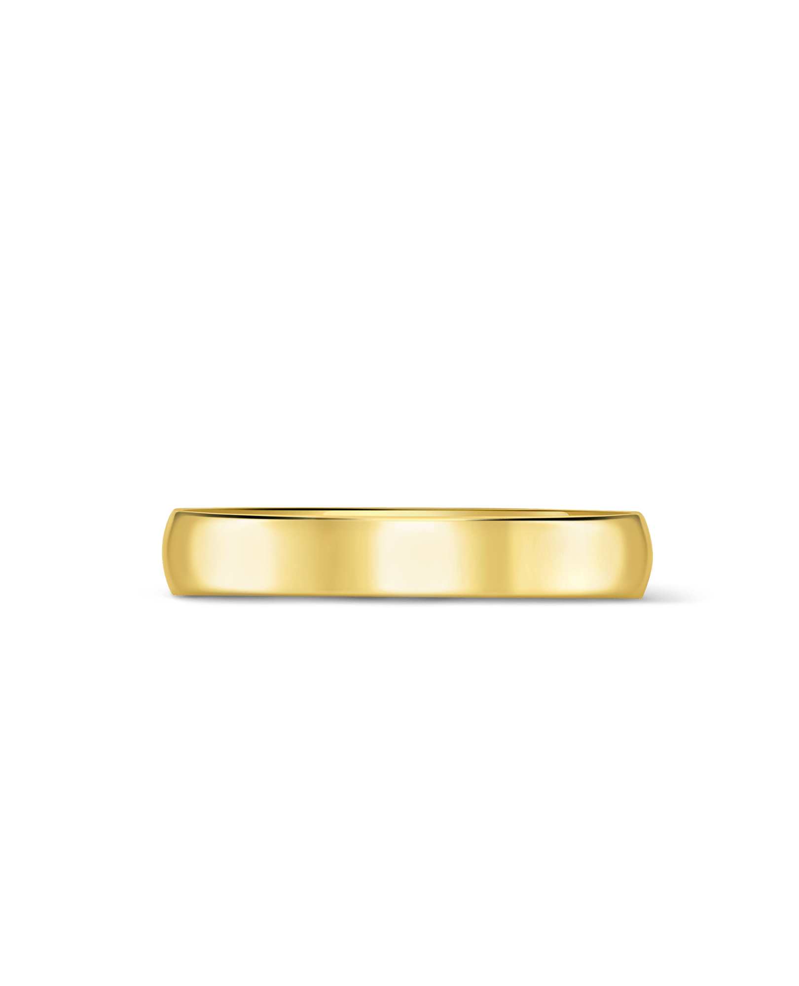 4MM Comfort Fit Wedding band | 14kt Yellow Gold