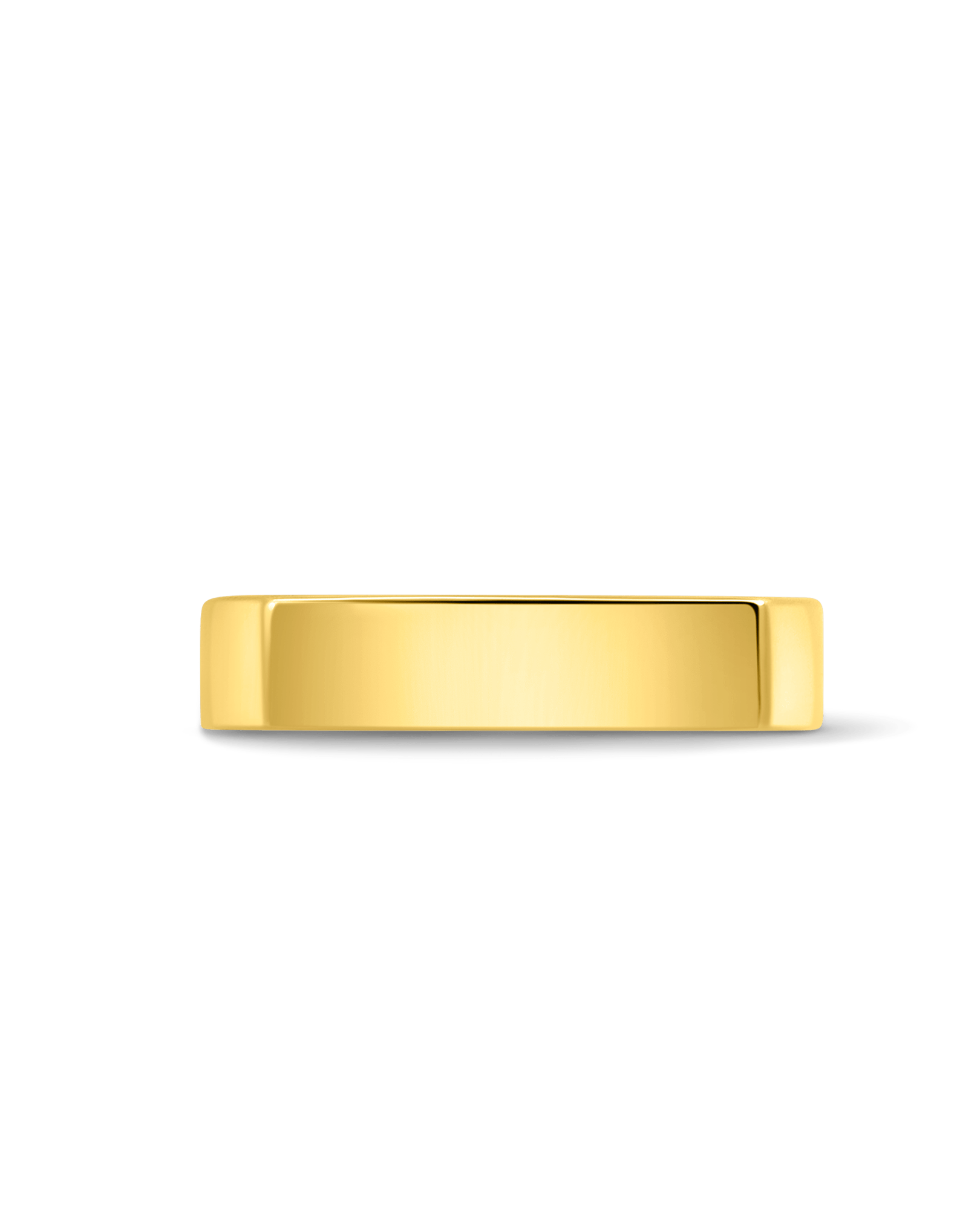 4MM Square Ring | 10kt Yellow Gold