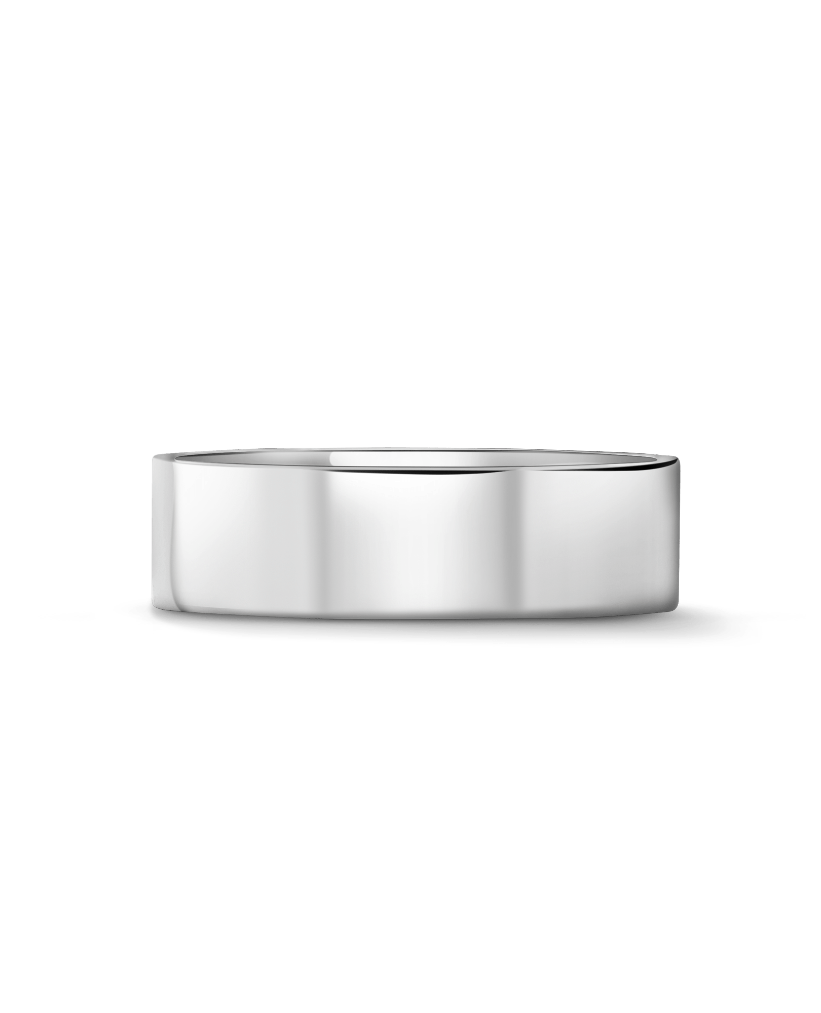 5MM Cigar Band | 10kt White Gold
