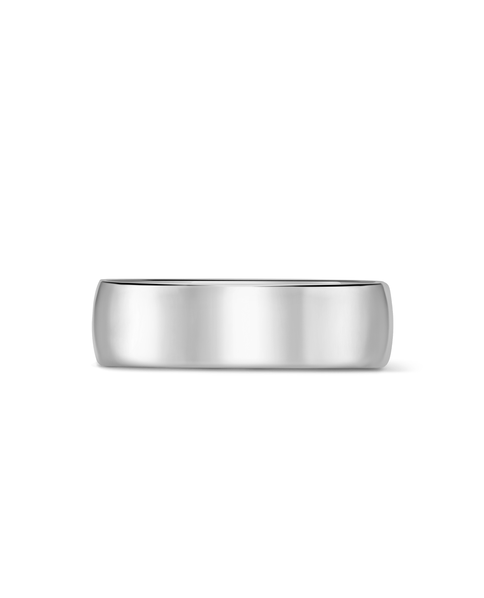 6.5MM Comfort Fit Wedding band | 14kt White Gold